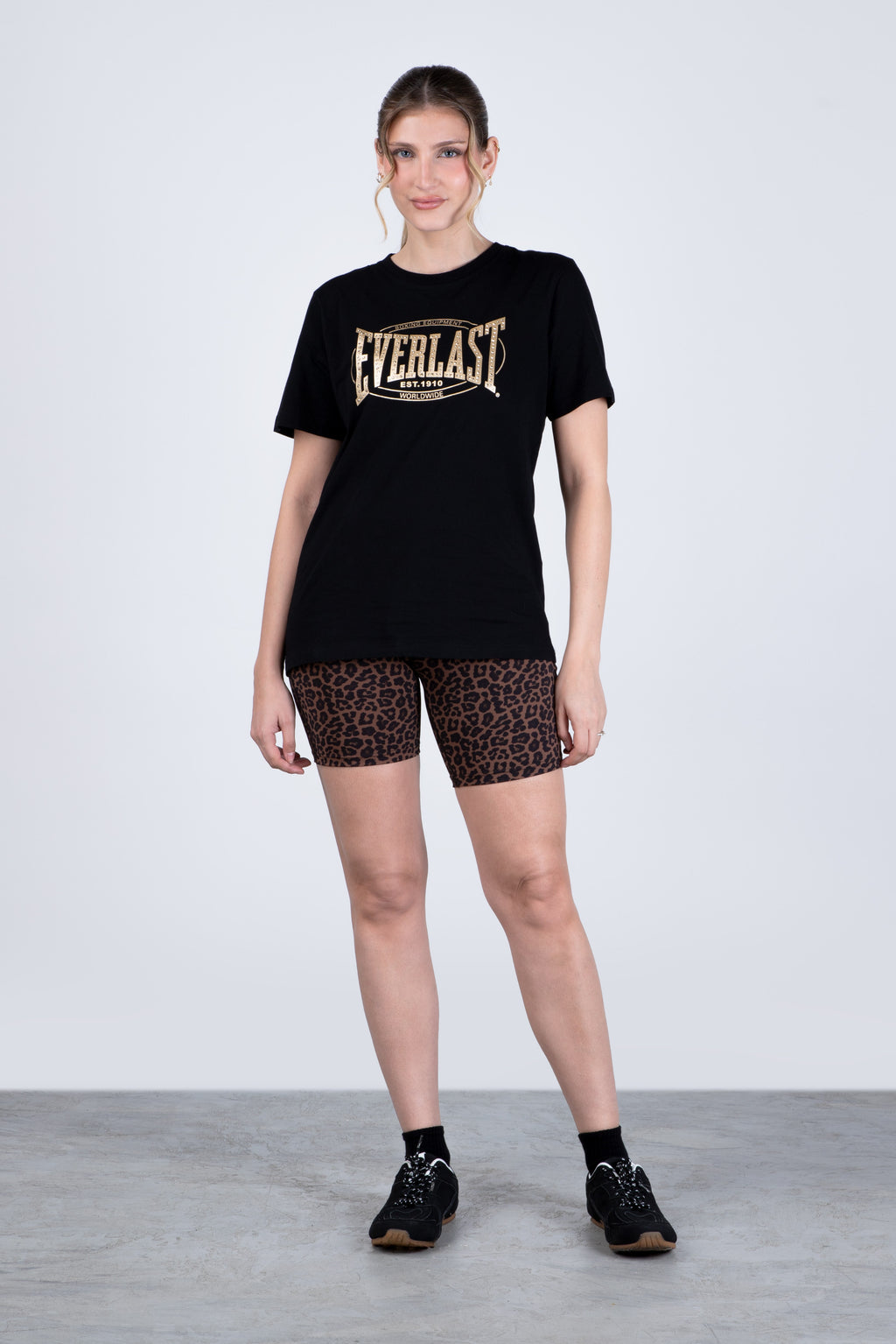 Polera Manga Corta Lexington Negro Everlast