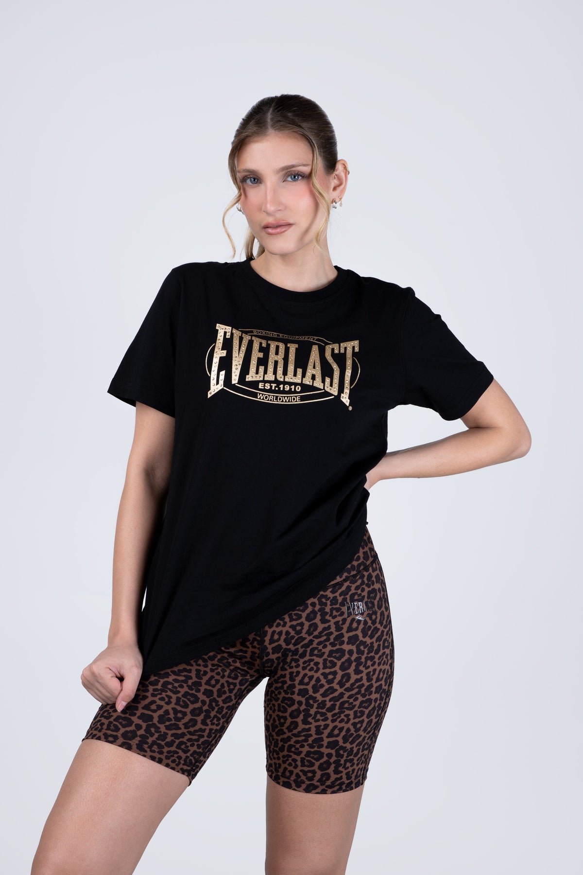 Polera Manga Corta Lexington Negro Everlast