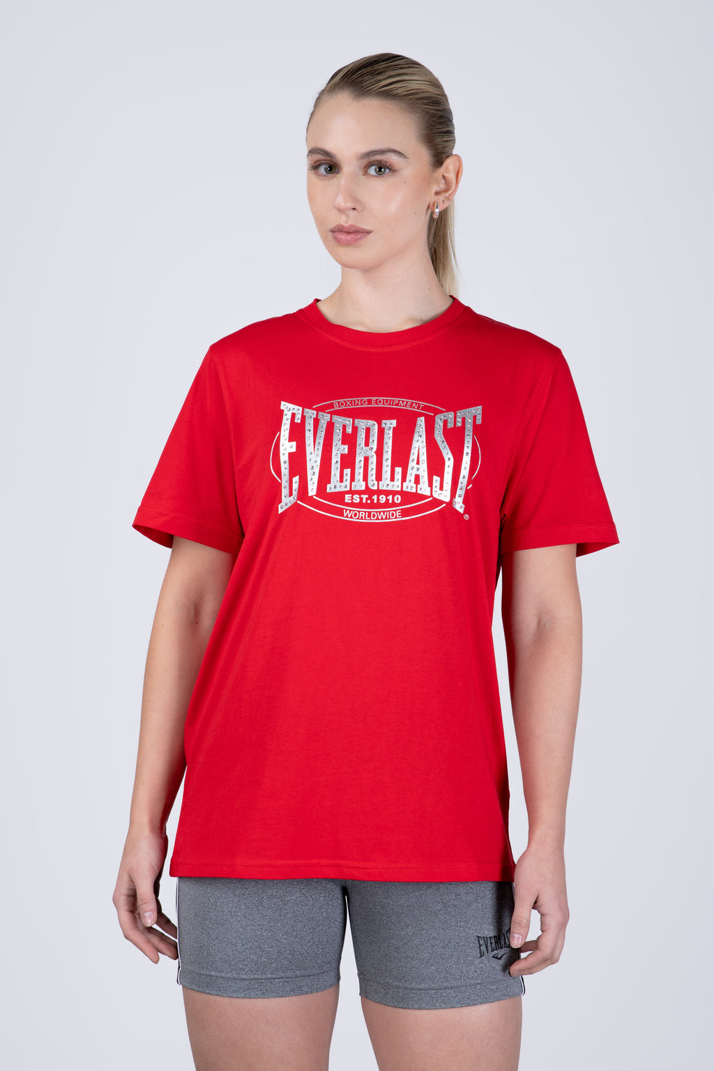 Polera Manga Corta Lexington Rojo Everlast