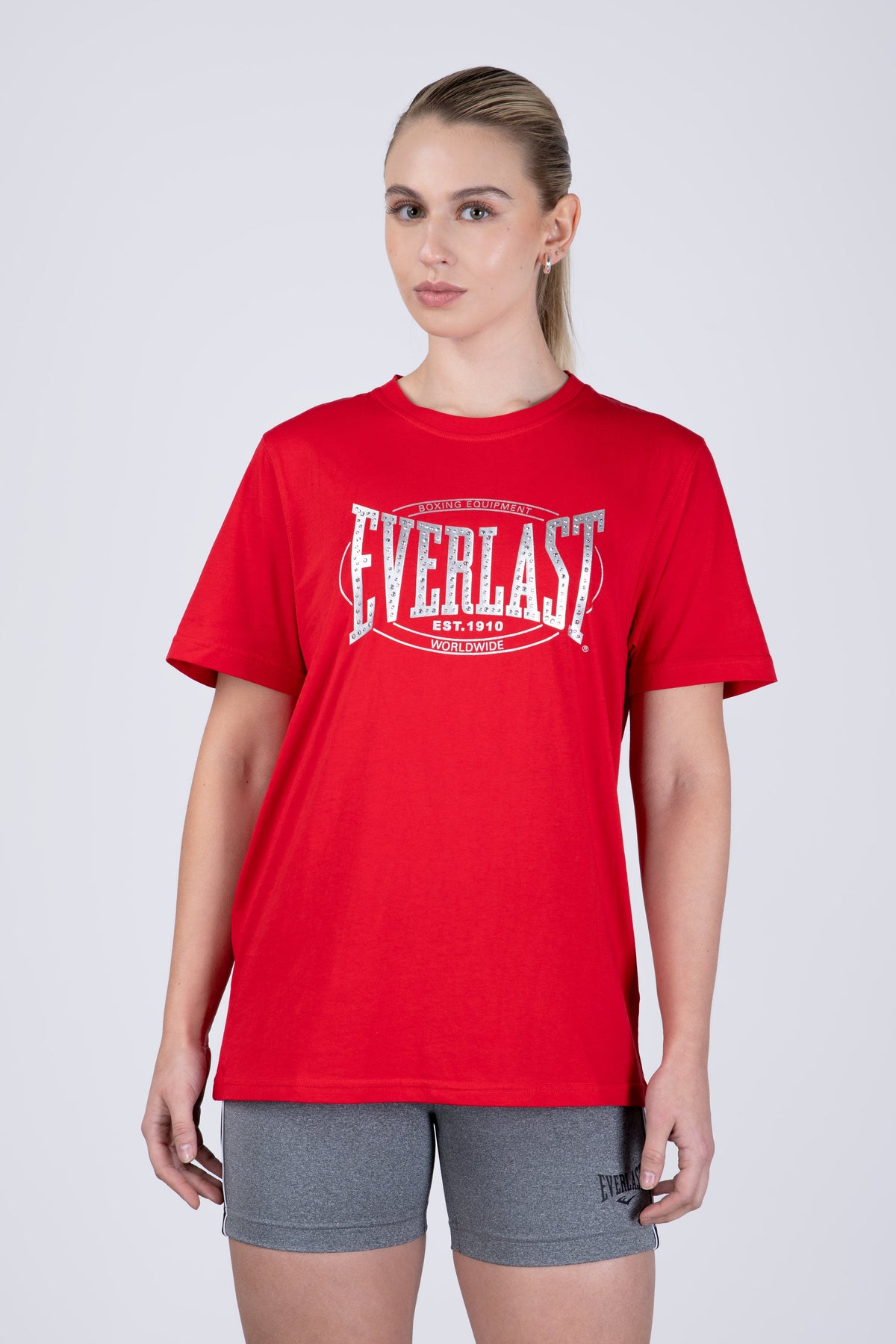 Polera Manga Corta Lexington Rojo Everlast