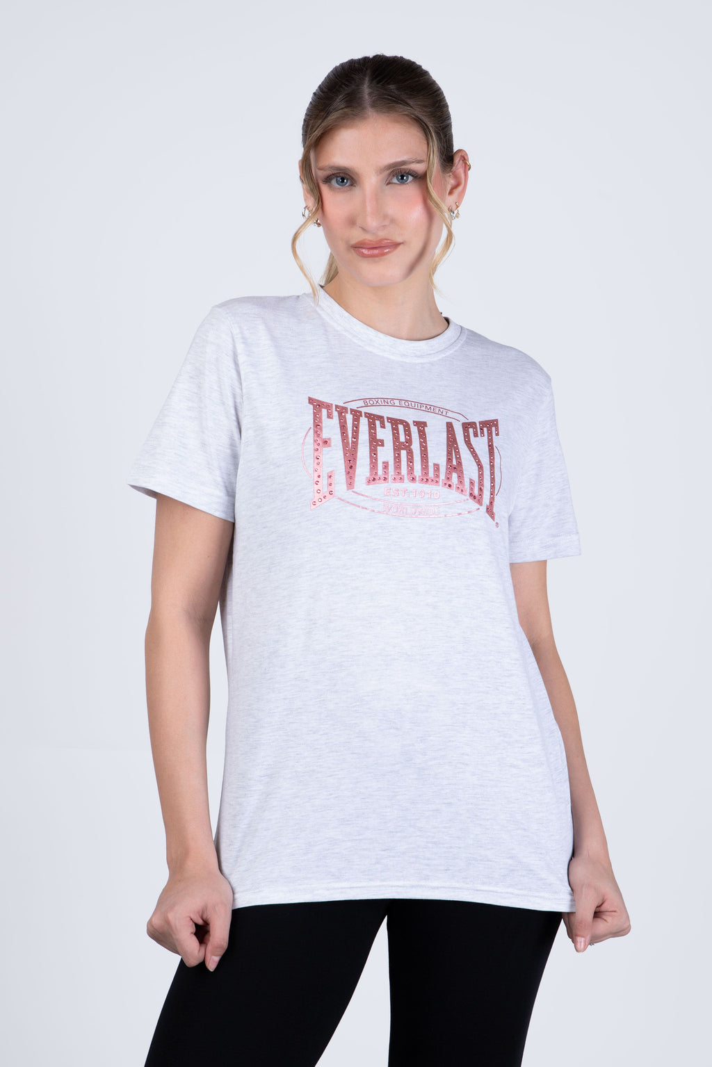 Polera Manga Corta Lexington Gris Everlast