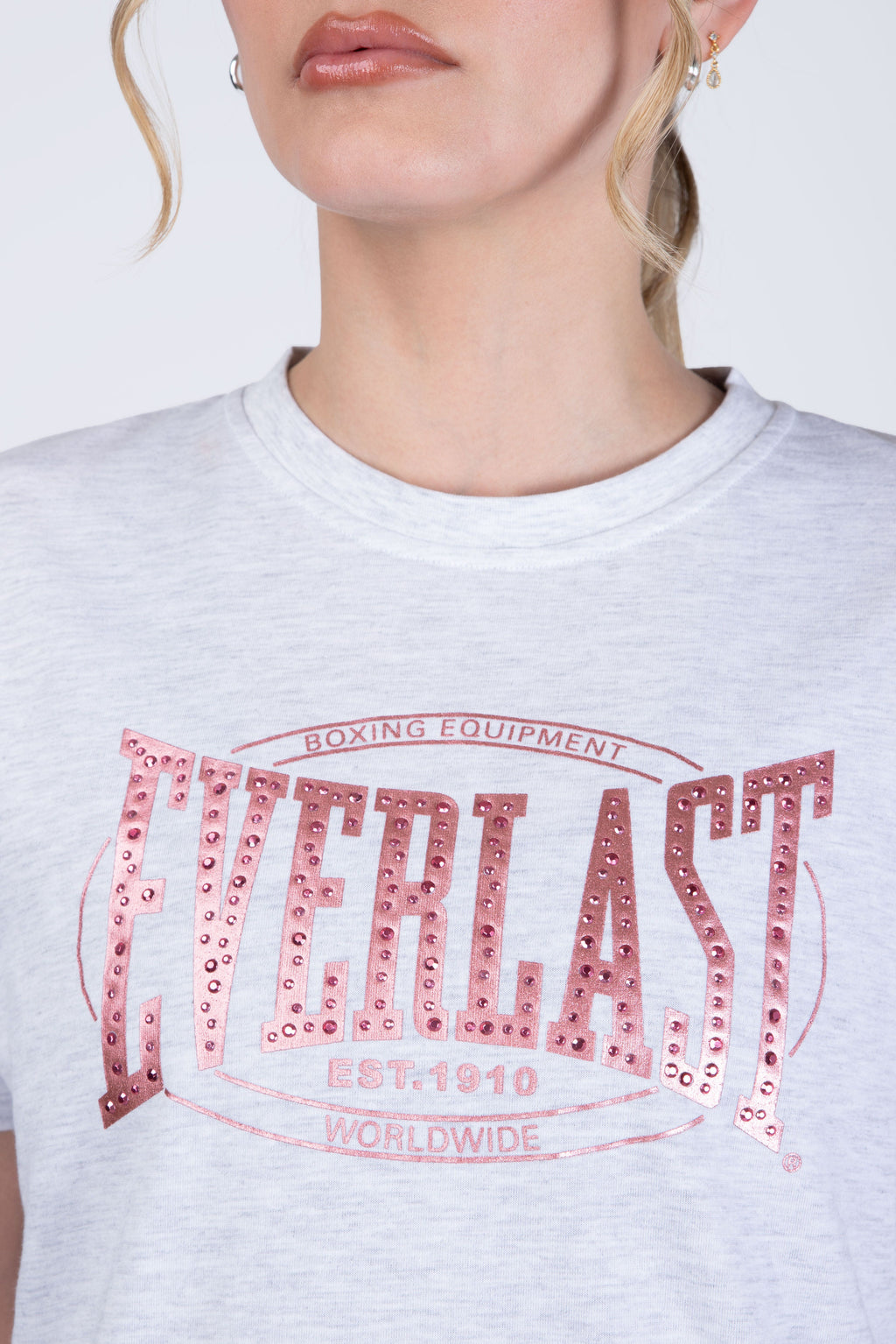 Polera Manga Corta Lexington Gris Everlast