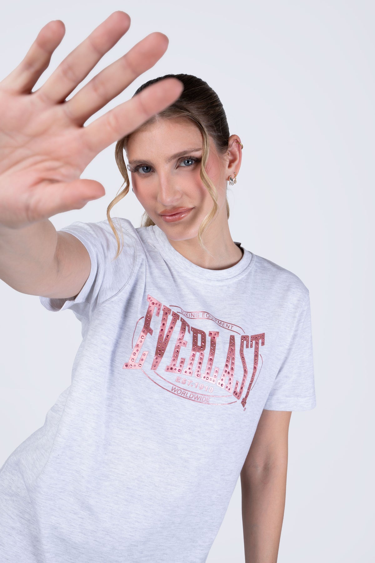 Polera Manga Corta Lexington Gris Everlast