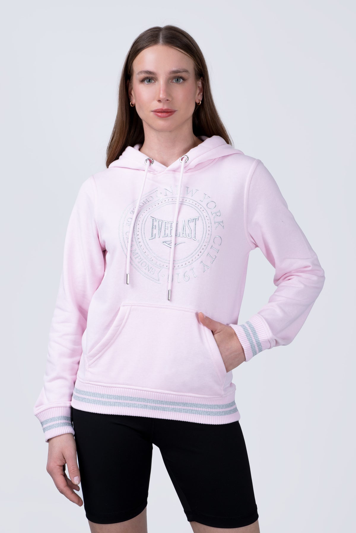 Poleron Con Gorro Nepal Rosado