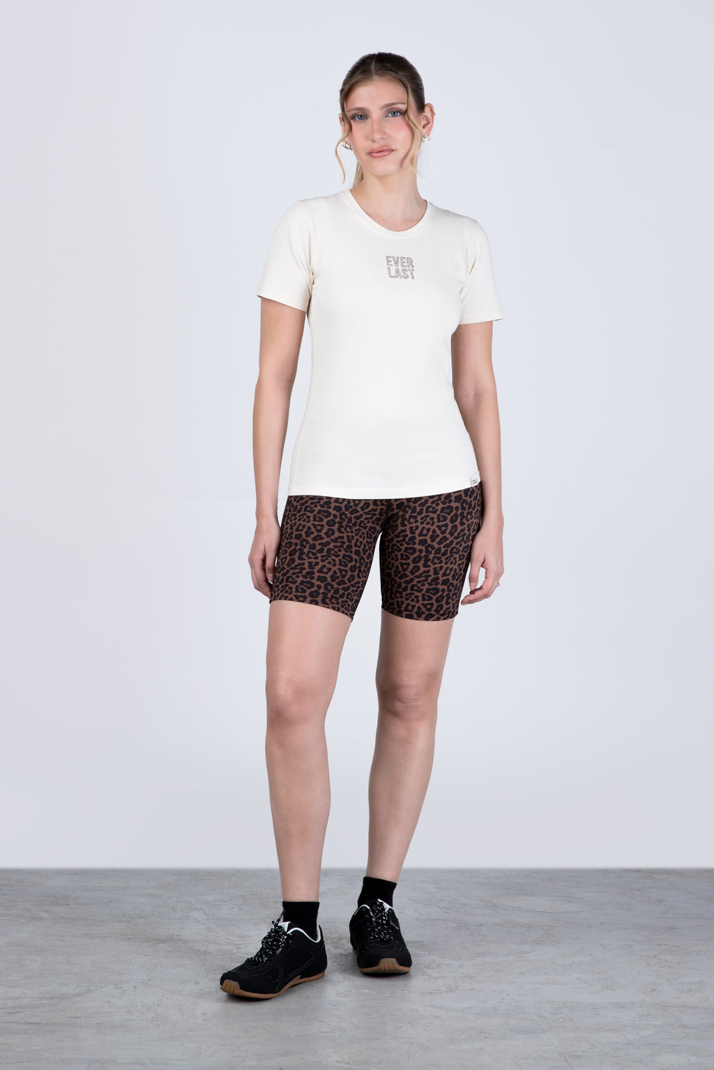 Polera Manga Corta Brikell Beige Everlast