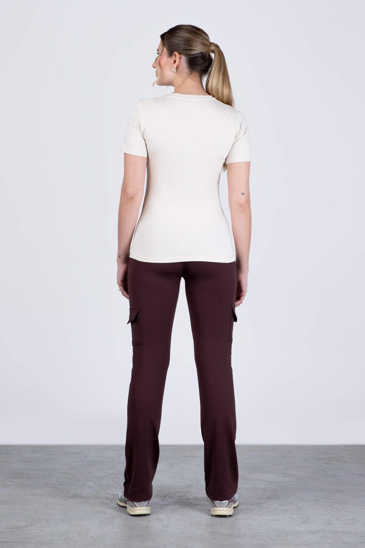 Polera Manga Corta Lombard Beige Everlast