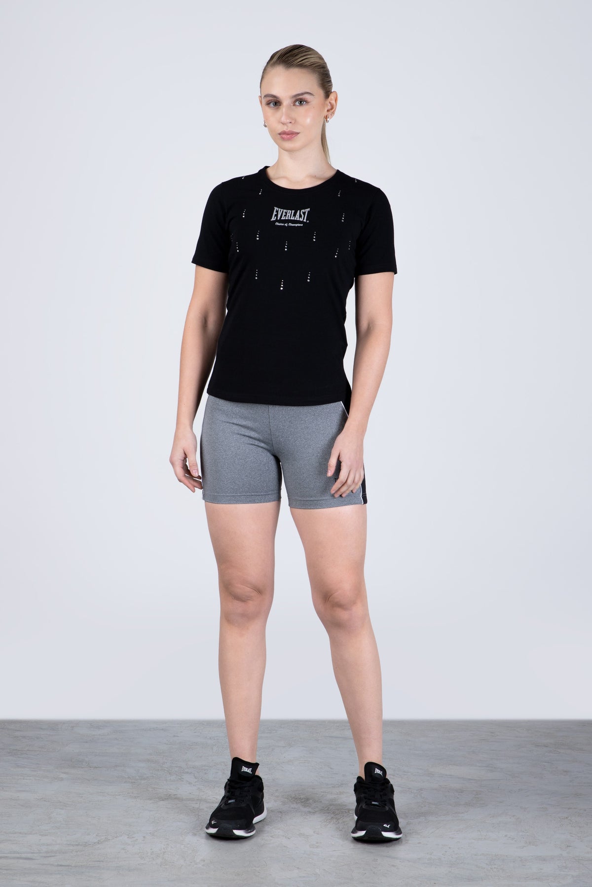 Polera Manga Corta Lombard Negro Everlast