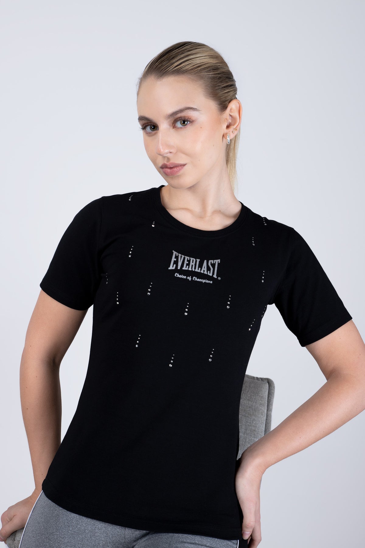 Polera Manga Corta Lombard Negro Everlast