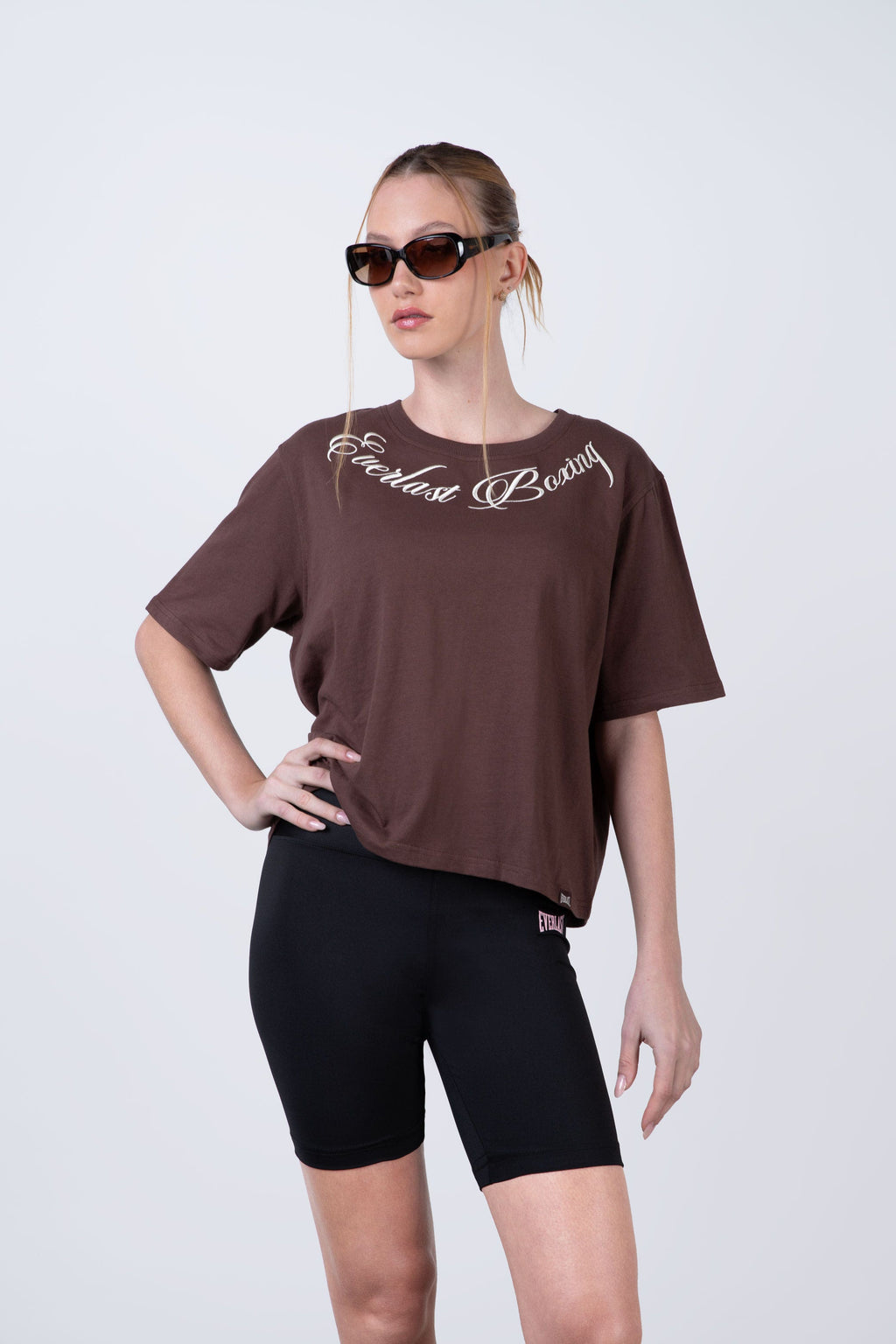 Polera Manga Corta Again Café Everlast
