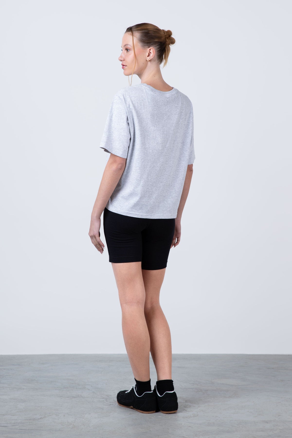 Polera Manga Corta Again Gris Everlast