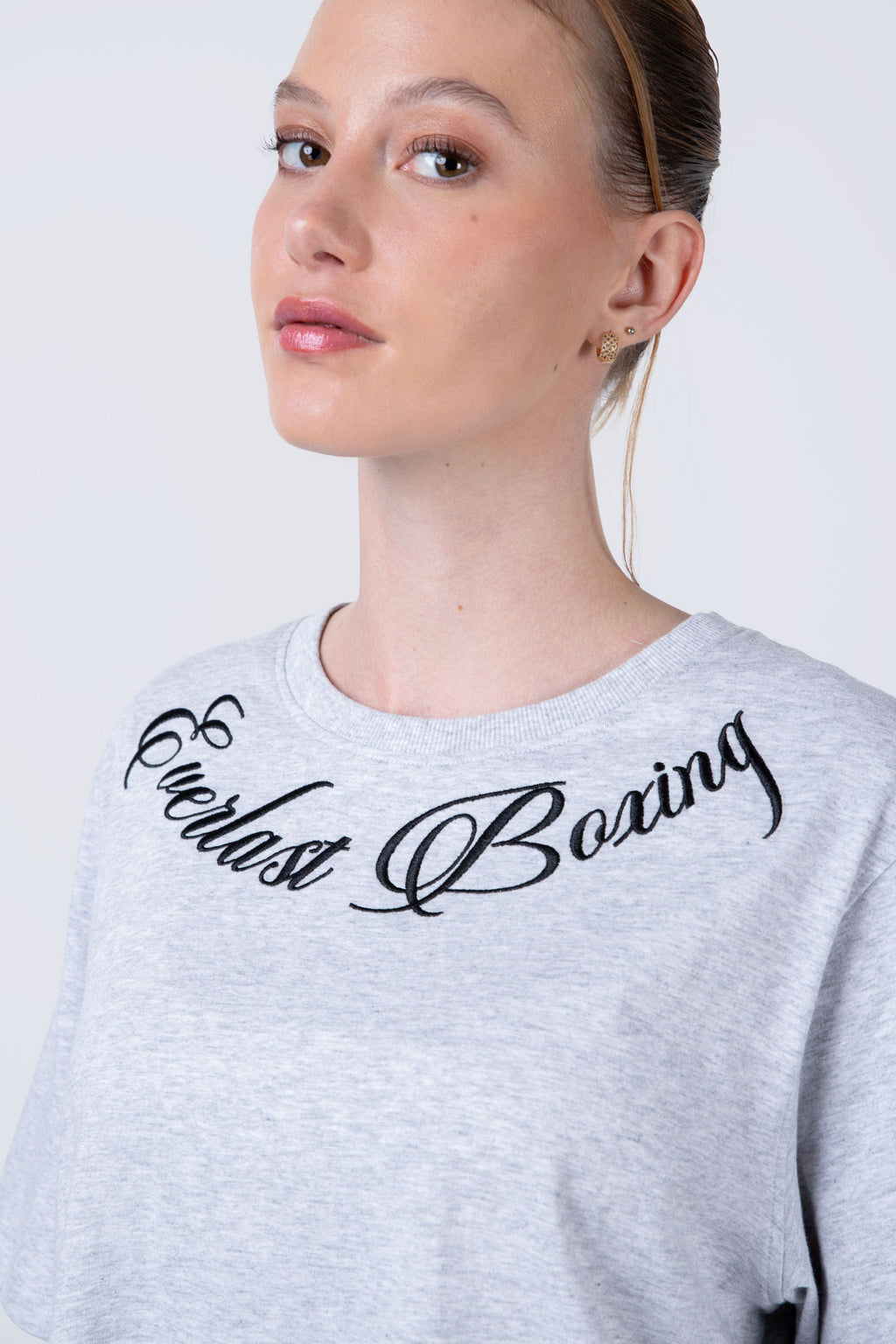 Polera Manga Corta Again Gris Everlast