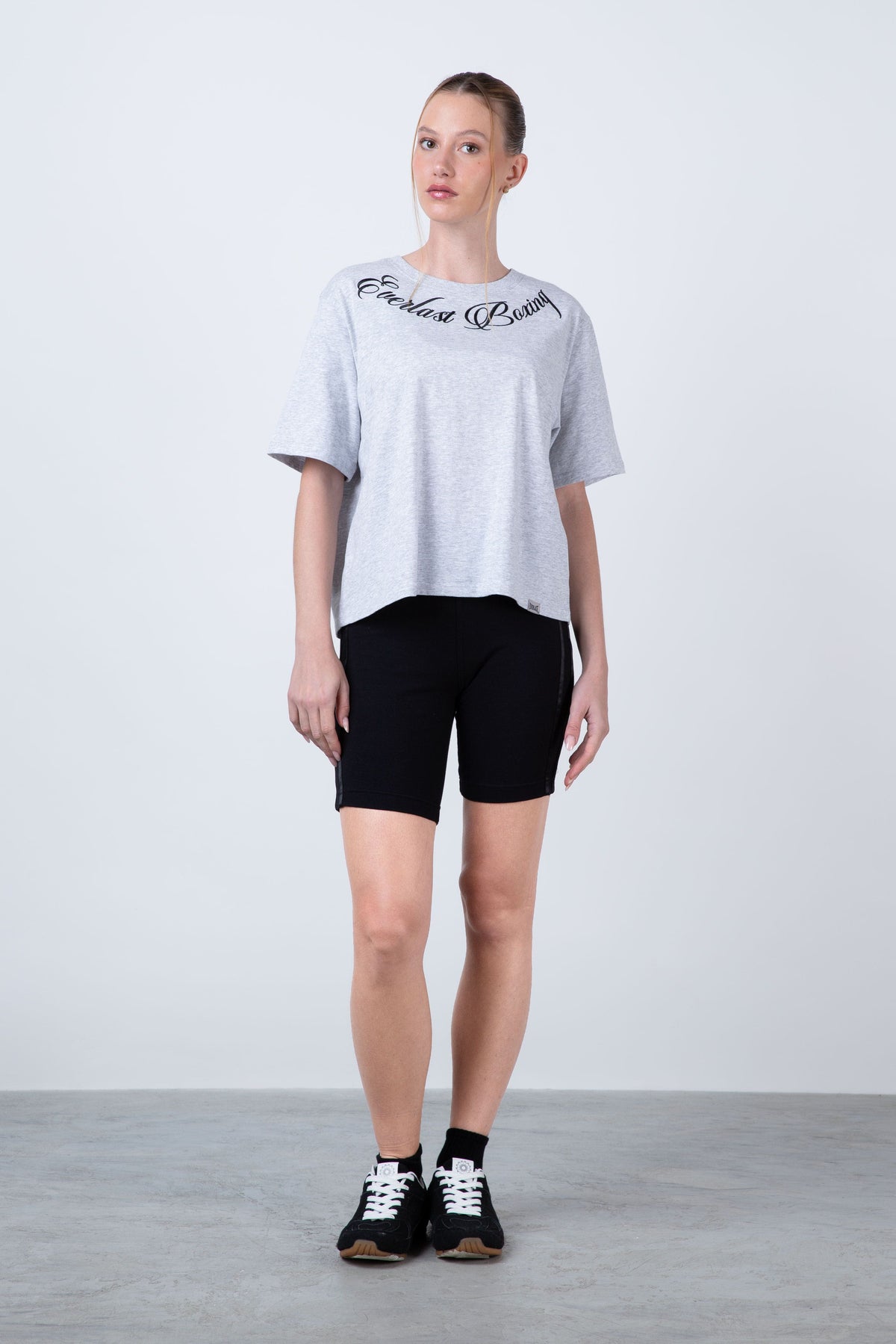 Polera Manga Corta Again Gris Everlast