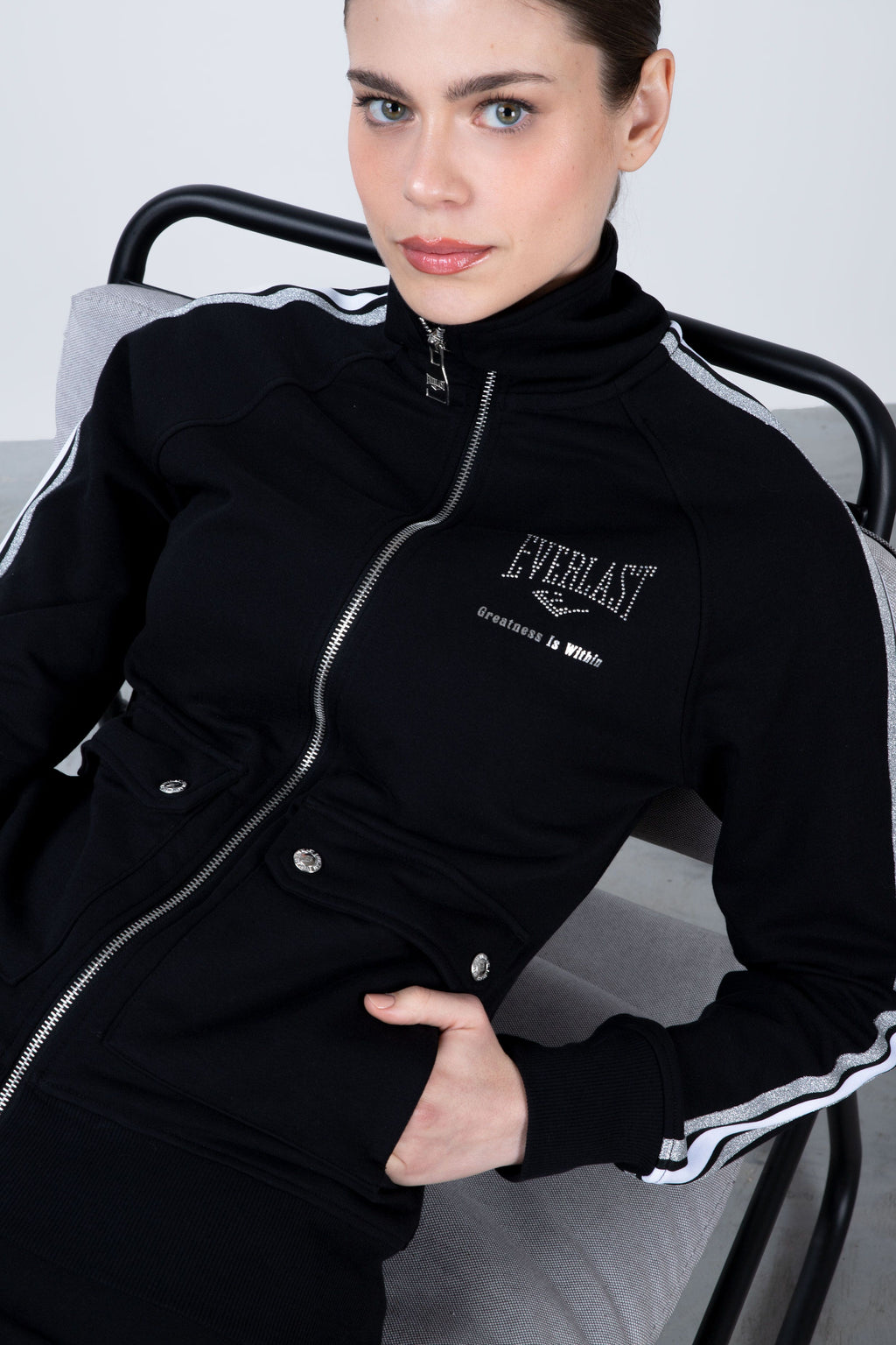 Chaqueta Market Negro Everlast