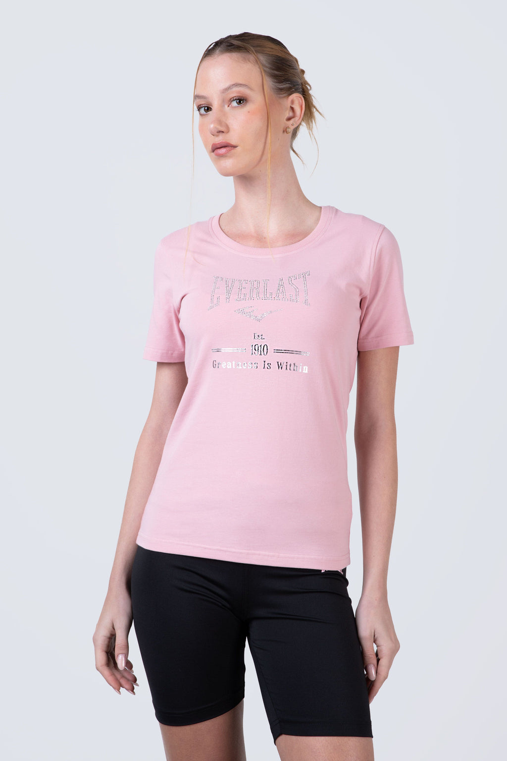 Polera Manga Corta Market Rosado Everlast