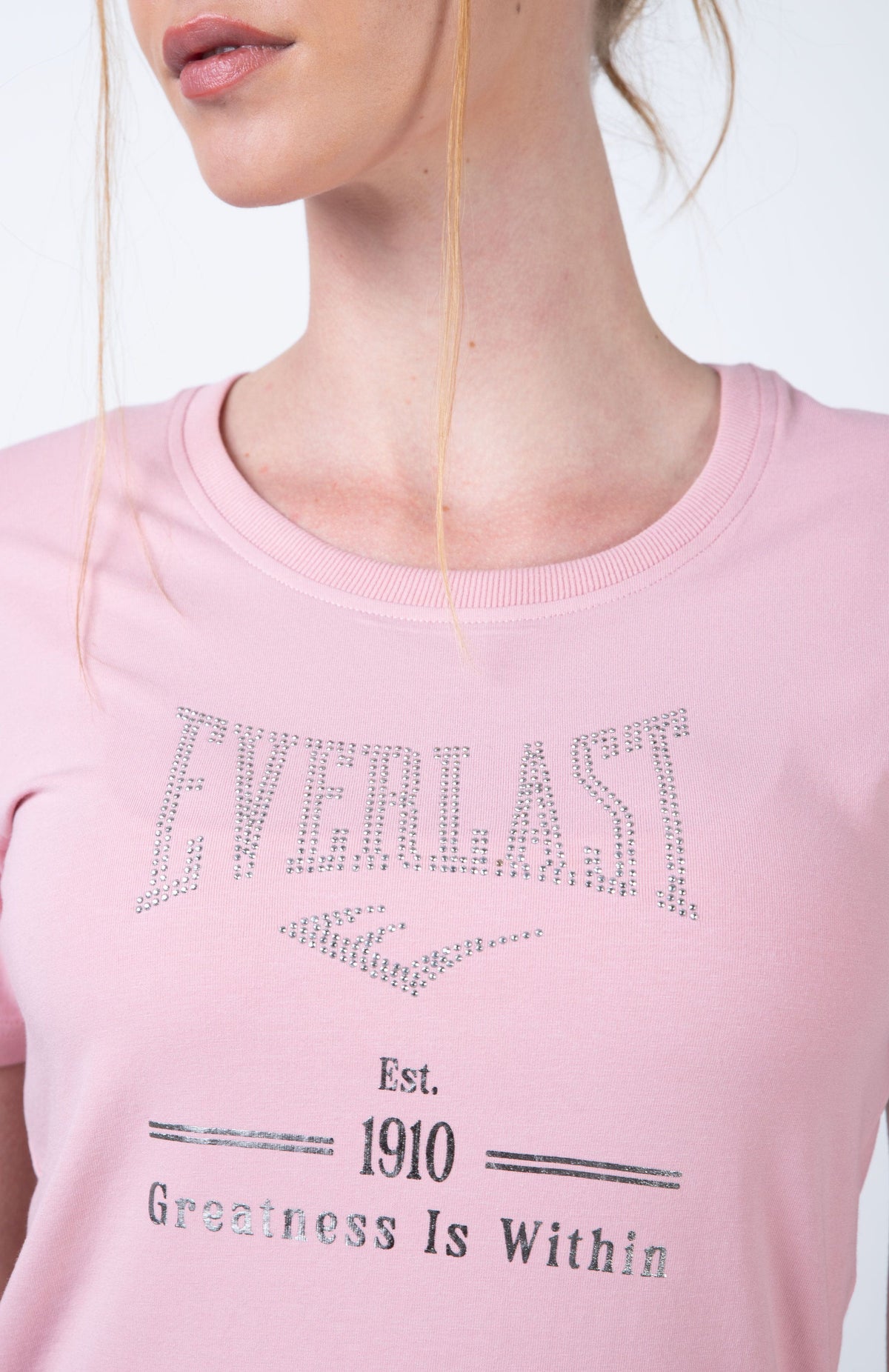 Polera Manga Corta Market Rosado Everlast