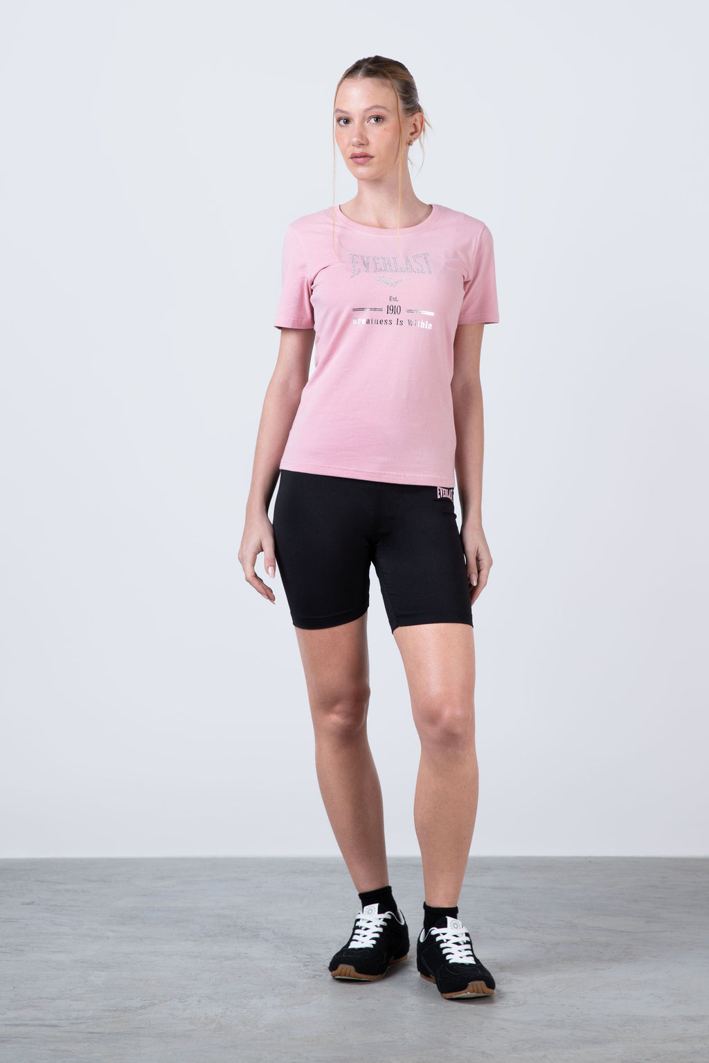 Polera Manga Corta Market Rosado Everlast
