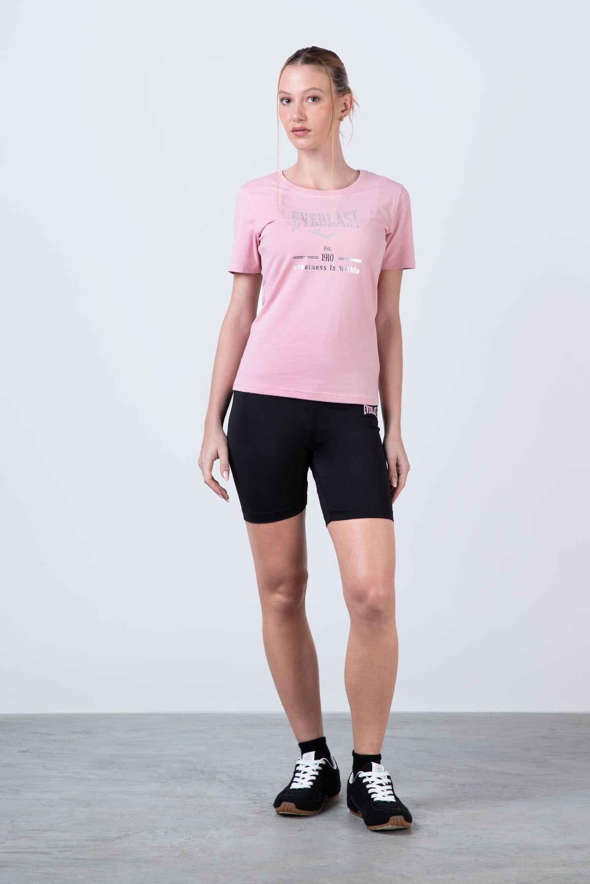 Polera Manga Corta Market Rosado Everlast