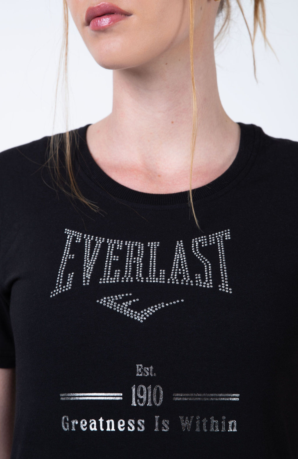 Polera Manga Corta Market Negro Everlast