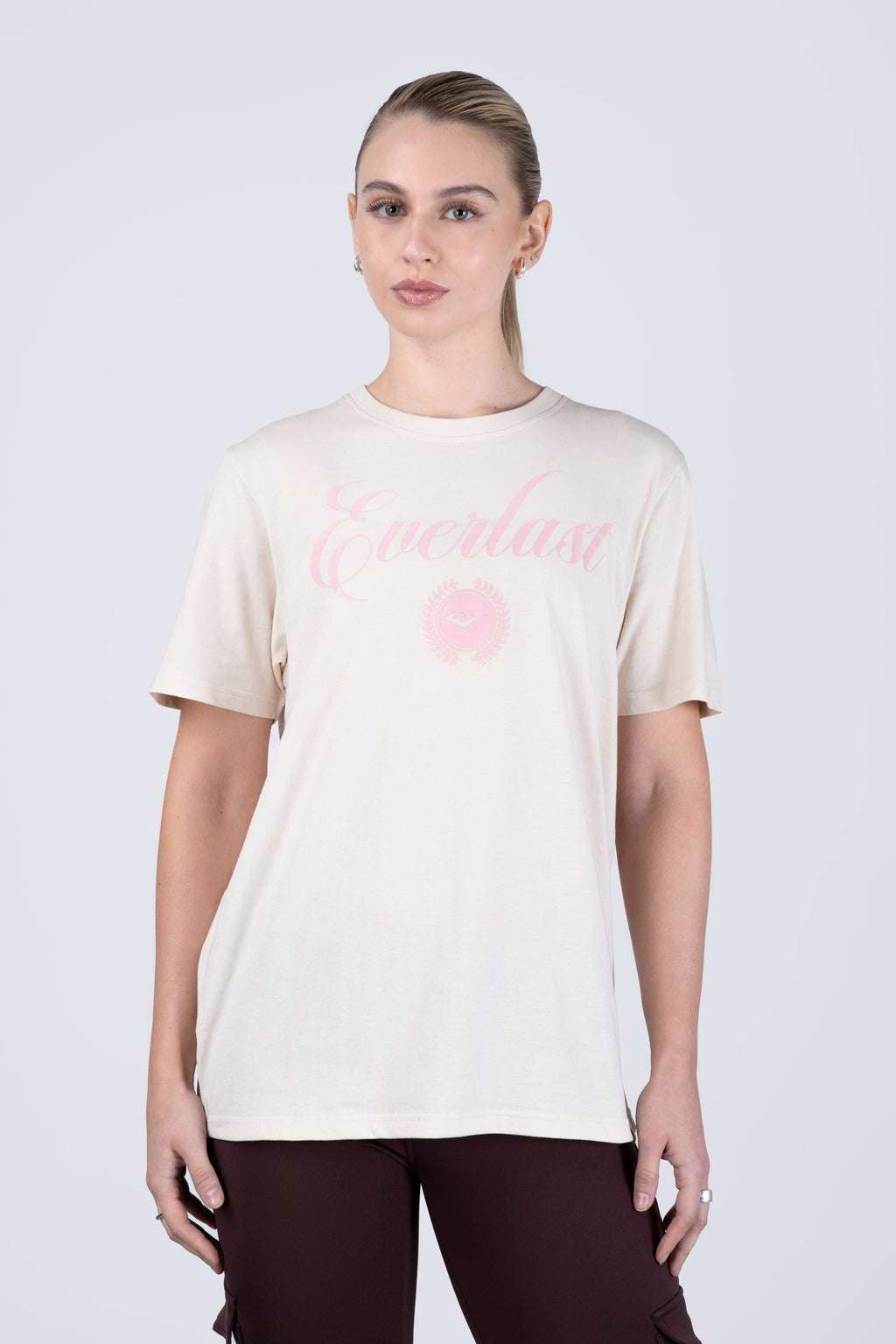 Polera Manga Corta Congress Beige Everlast