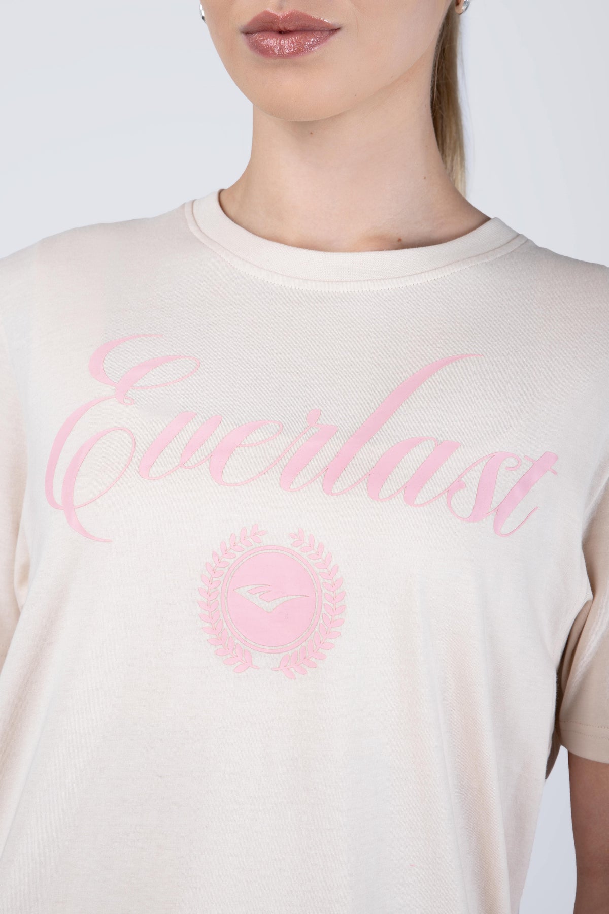 Polera Manga Corta Congress Beige Everlast