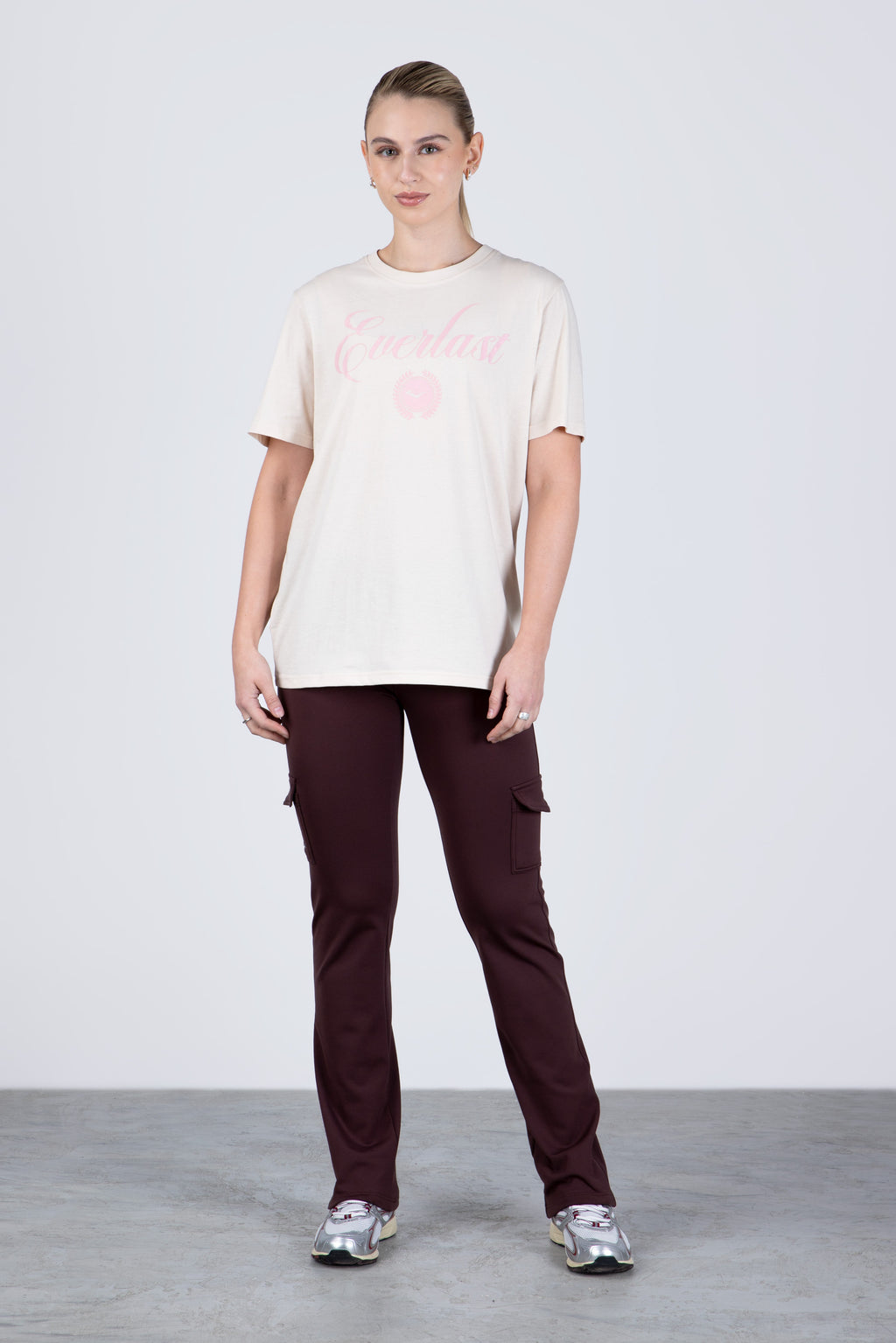 Polera Manga Corta Congress Beige Everlast