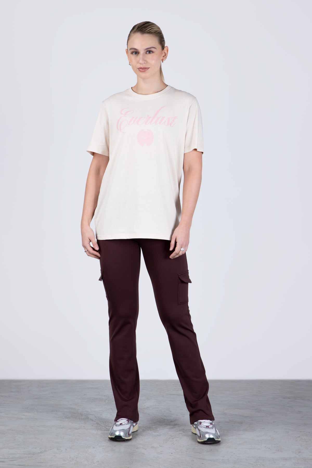 Polera Manga Corta Congress Beige Everlast