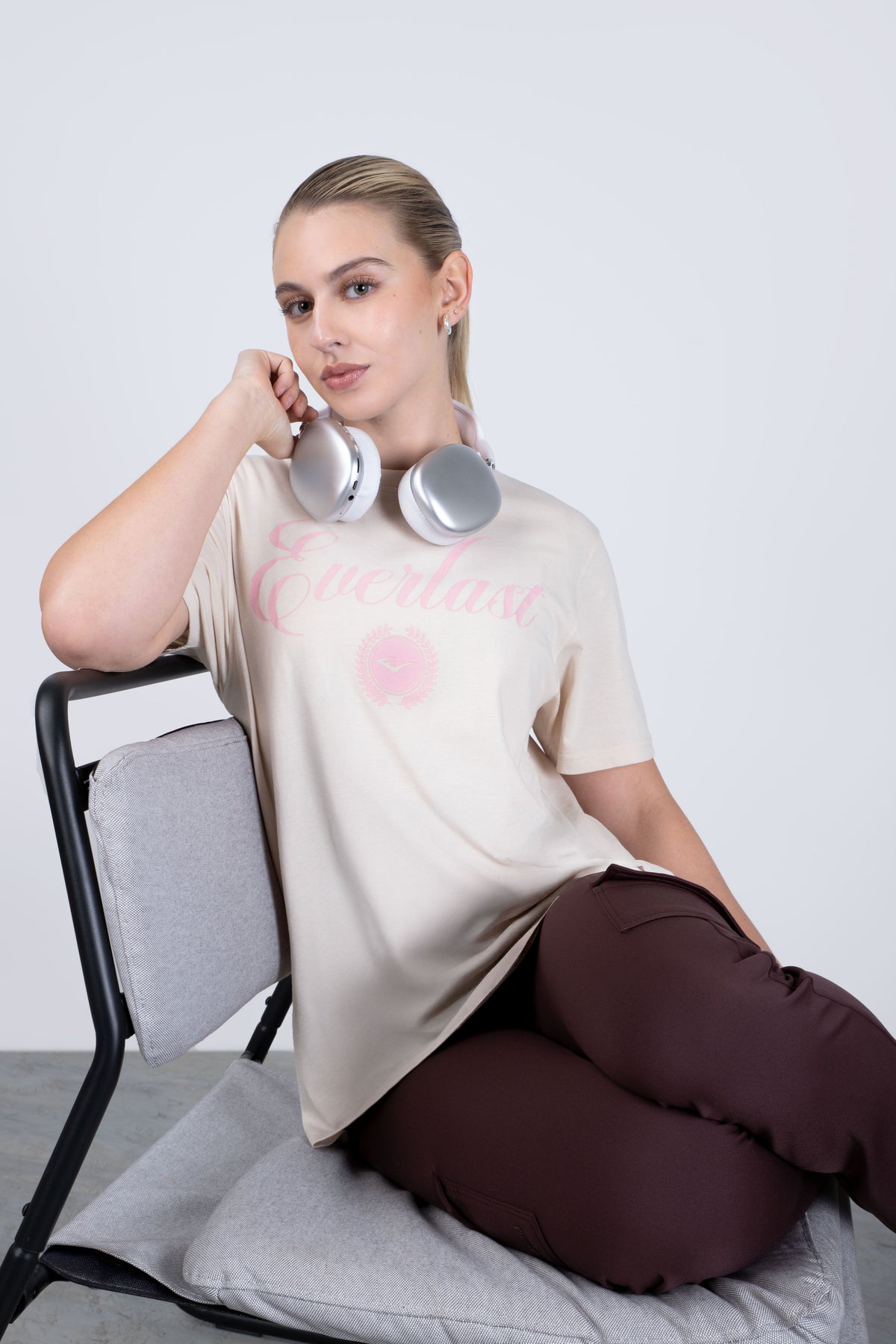 Polera Manga Corta Congress Beige Everlast