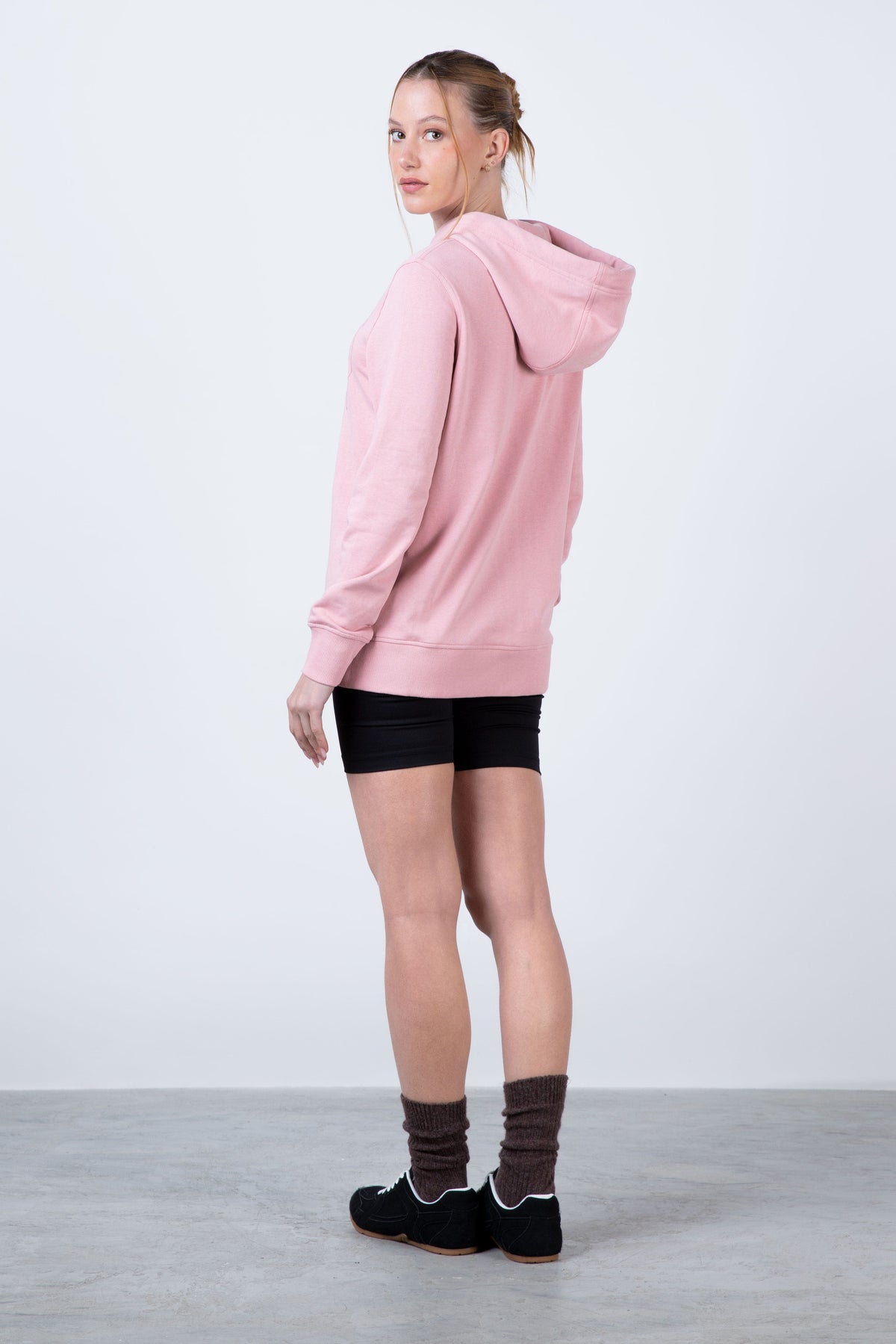 Poleron Hood Row Rosado Everlast