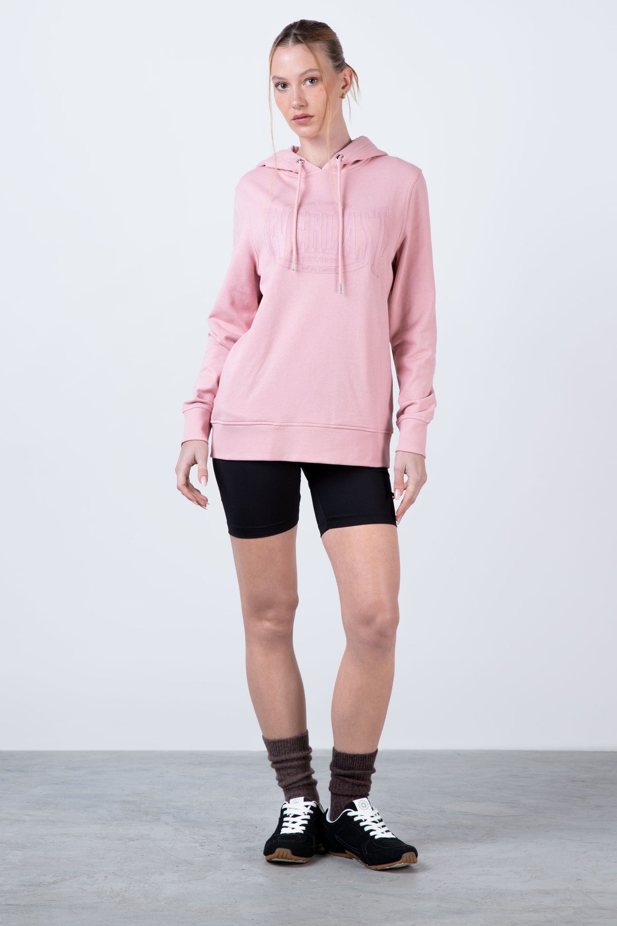 Poleron Hood Row Rosado Everlast