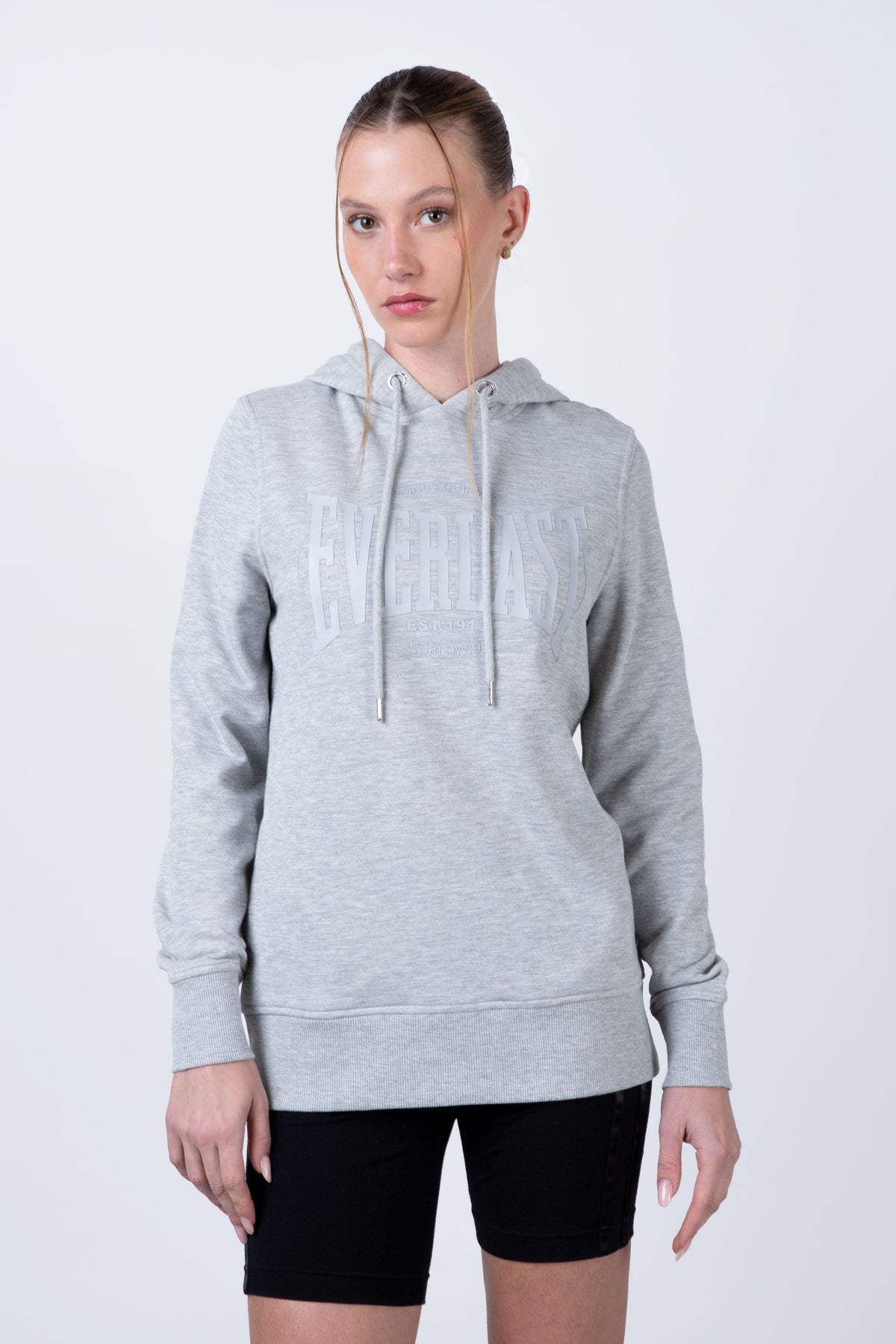 Poleron Hood Row Gris Everlast