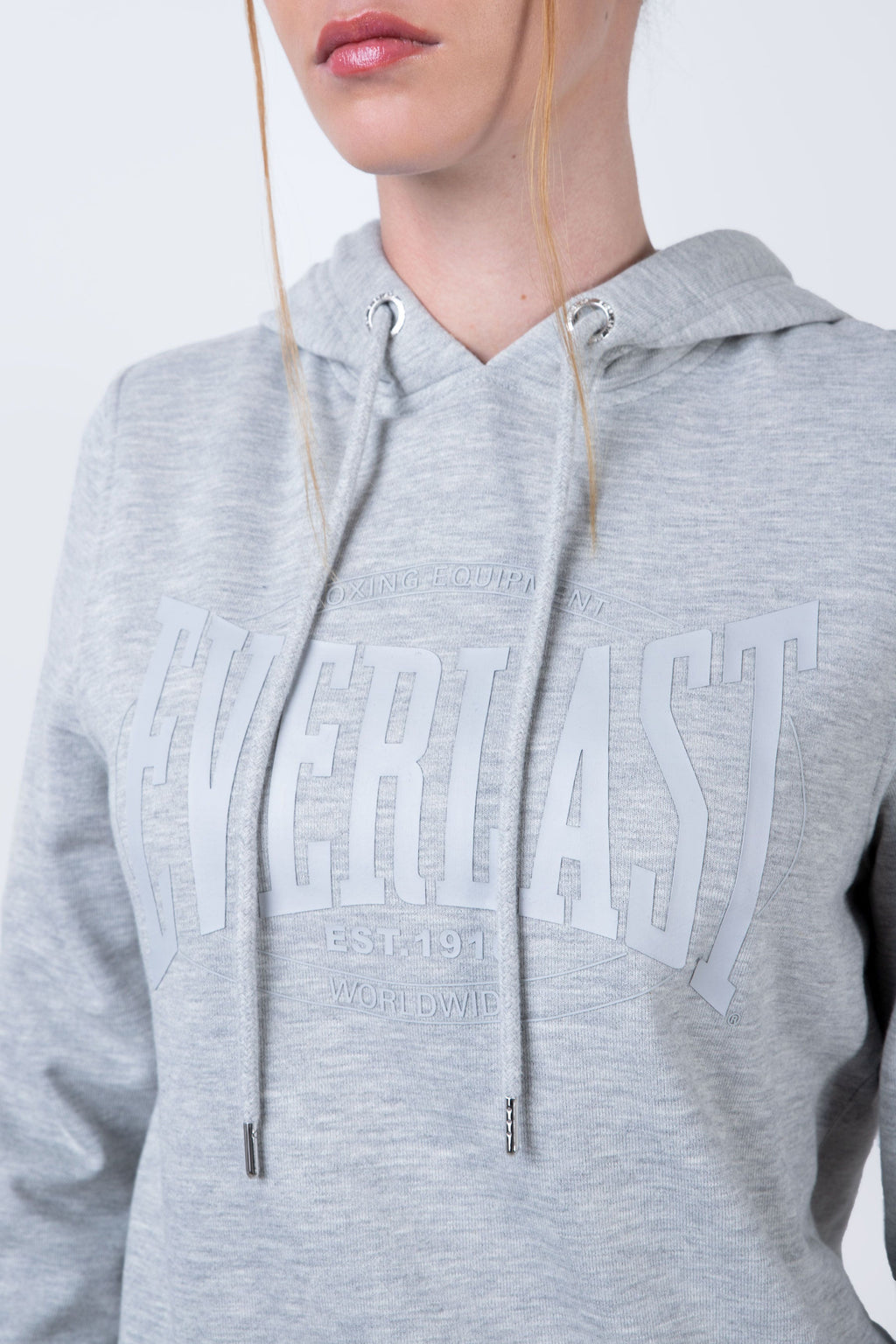 Poleron Hood Row Gris Everlast