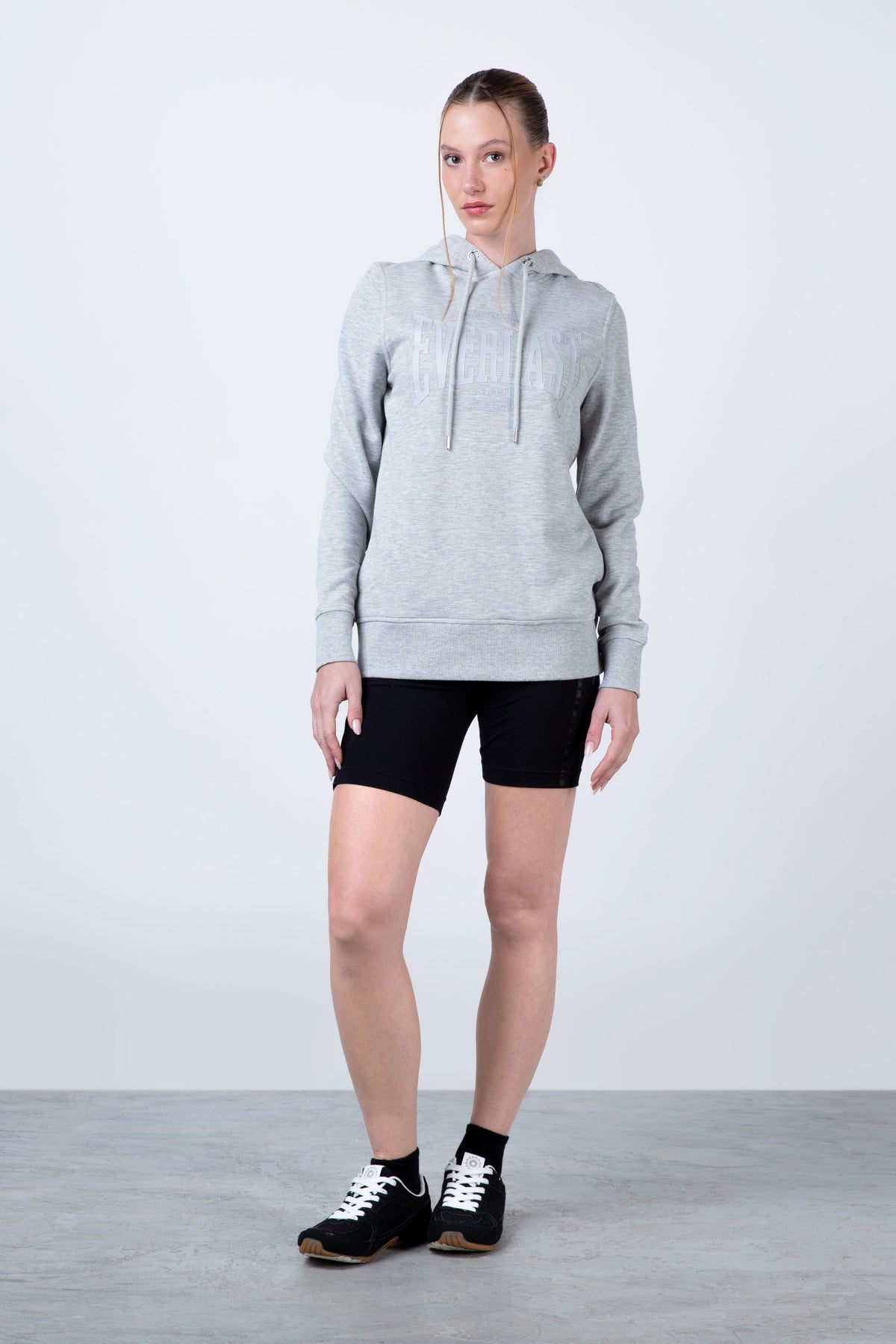 Poleron Hood Row Gris Everlast