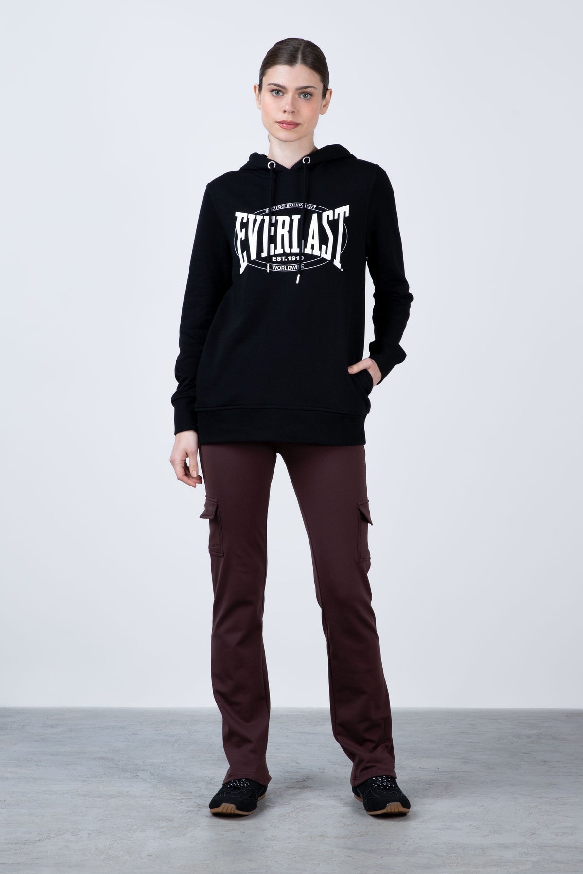 Poleron Hood Row Negro Everlast