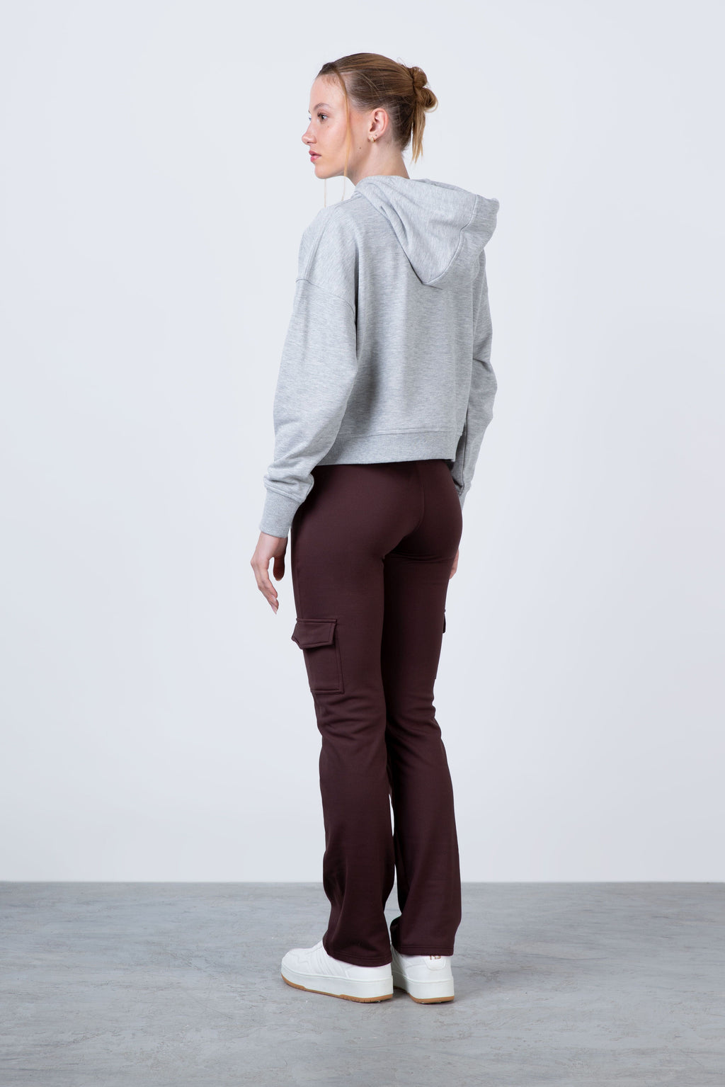 Poleron Hood Georgia Gris Everlast