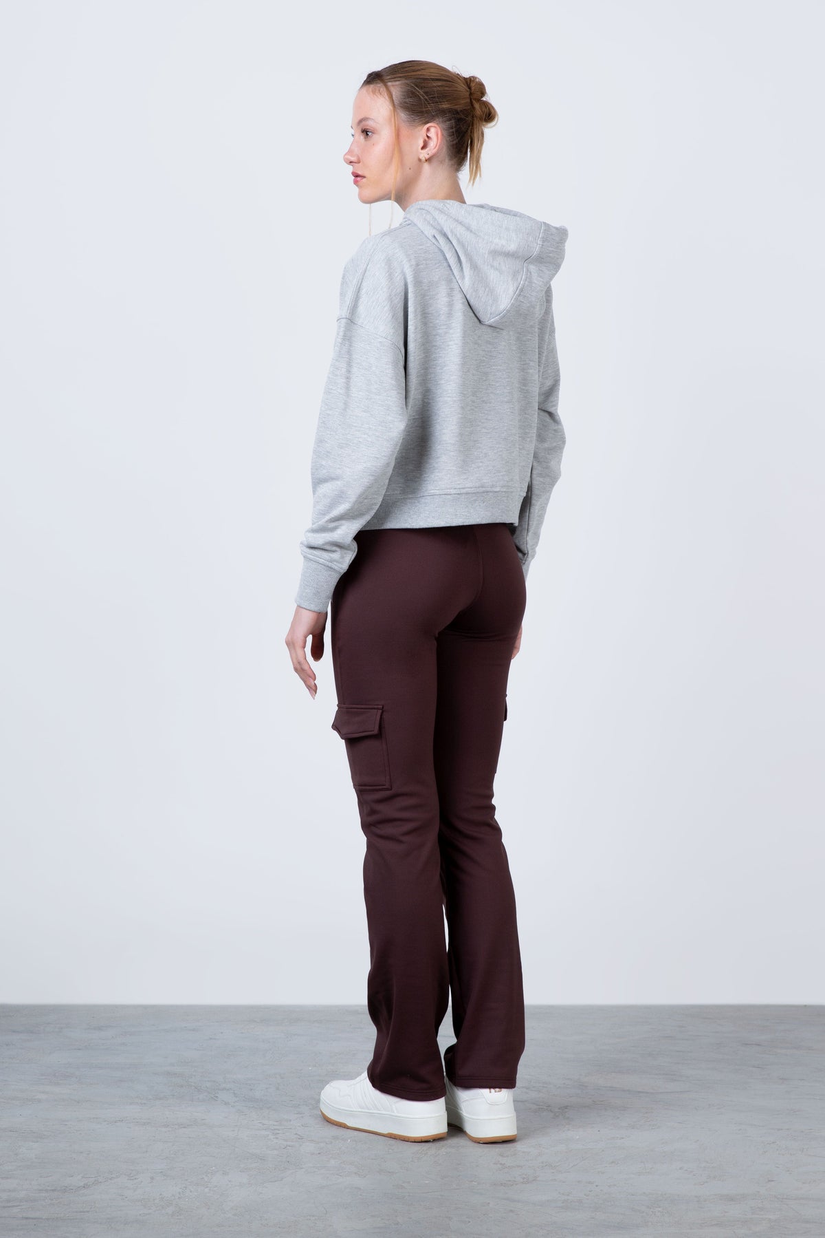 Poleron Hood Georgia Gris Everlast