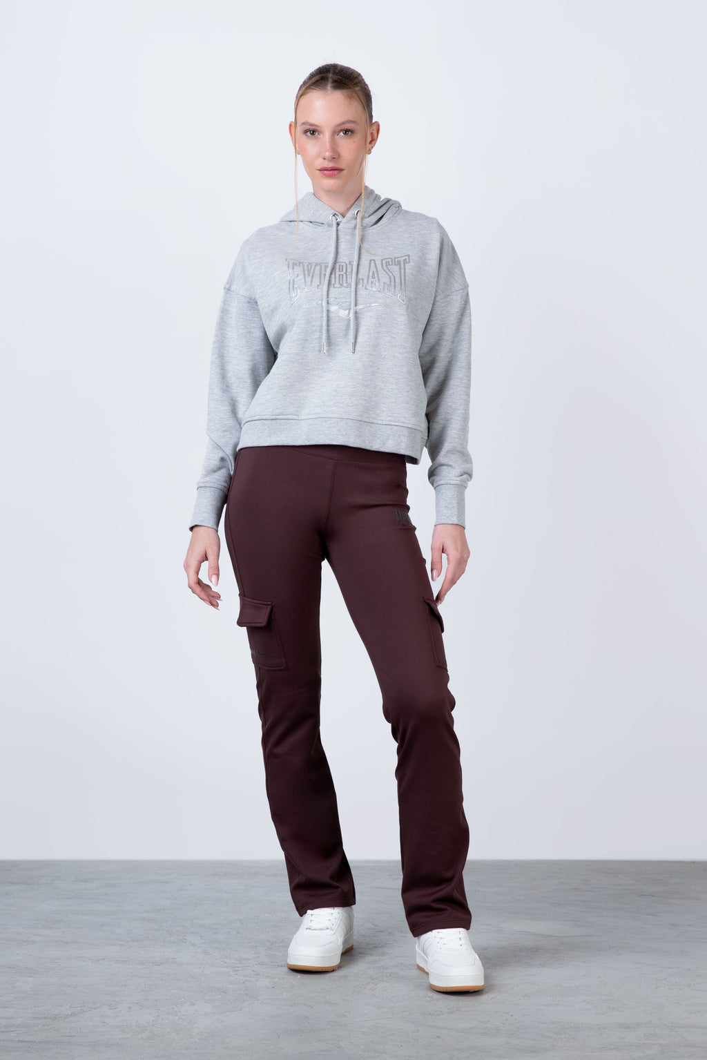 Poleron Hood Georgia Gris Everlast