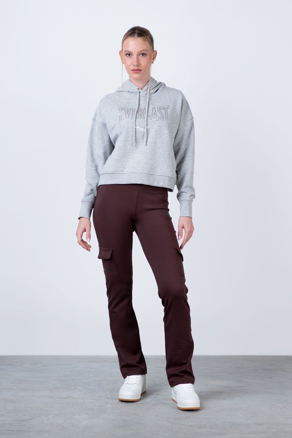 Poleron Hood Georgia Gris Everlast