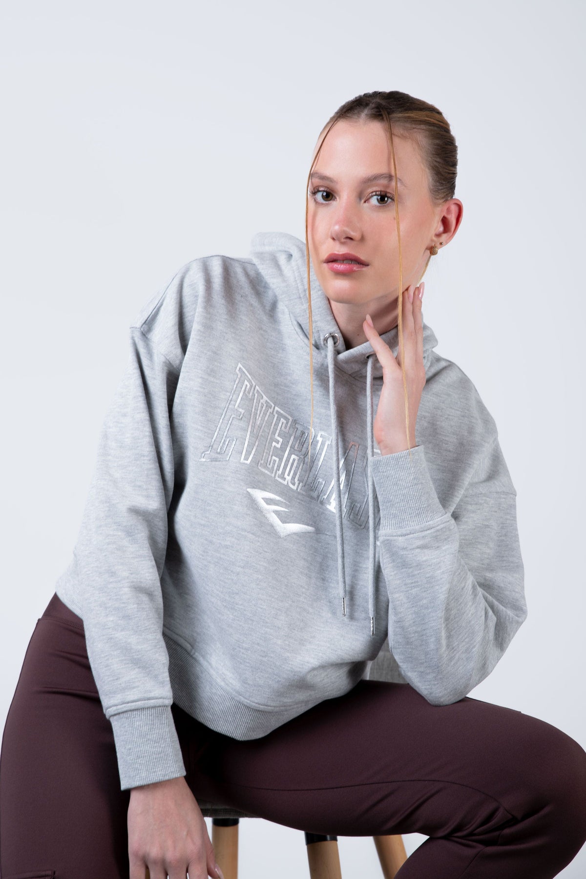 Poleron Hood Georgia Gris Everlast