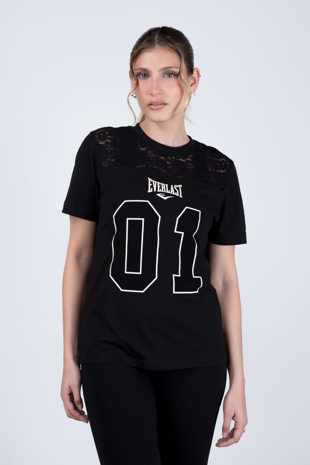 Polera Manga Corta Bari Negro Everlast