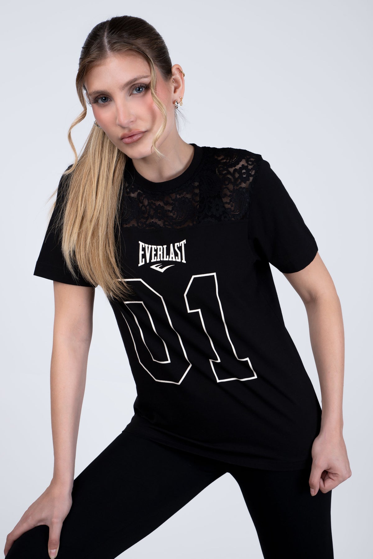 Polera Manga Corta Bari Negro Everlast