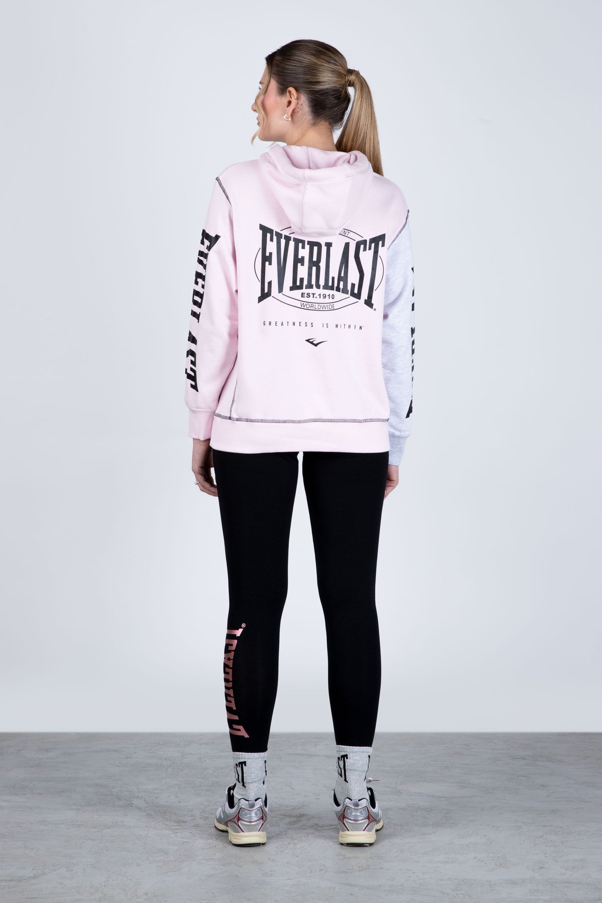 Poleron Hood Storm Rosado Everlast