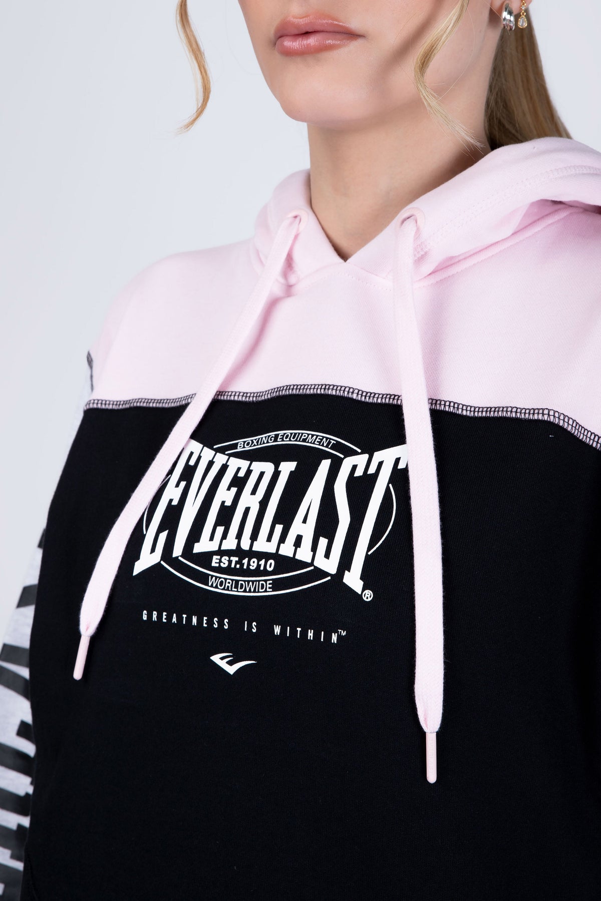 Poleron Hood Storm Rosado Everlast