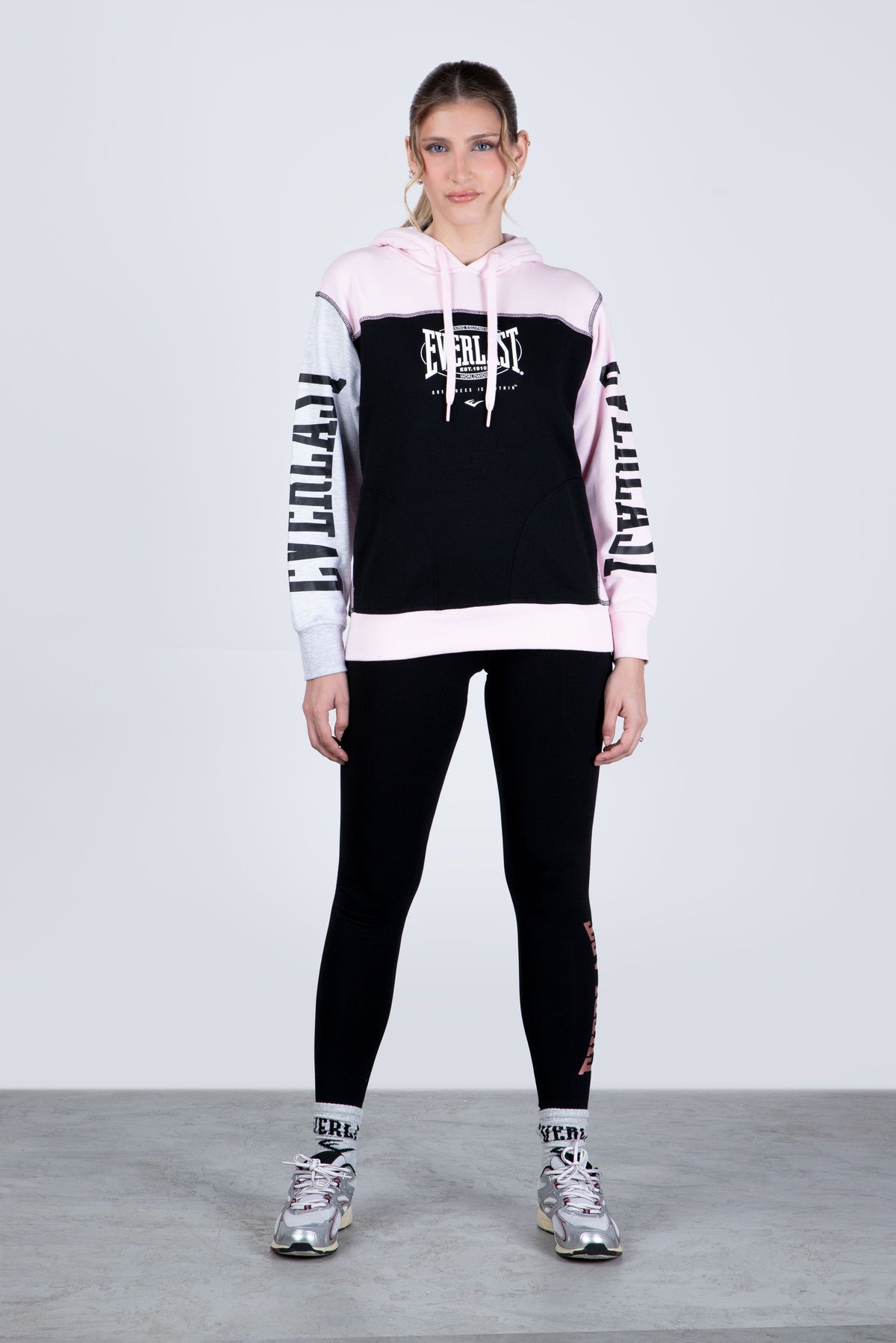 Poleron Hood Storm Rosado Everlast