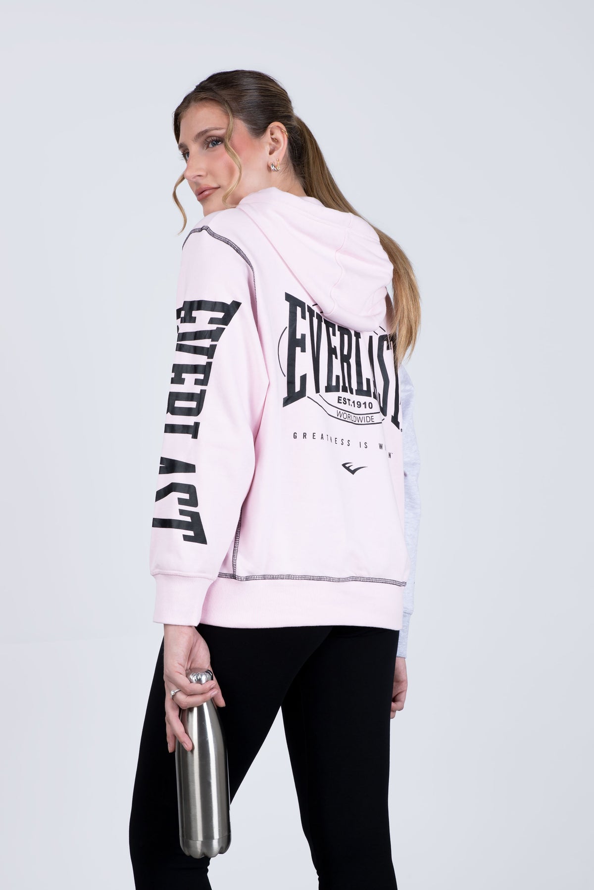 Poleron Hood Storm Rosado Everlast