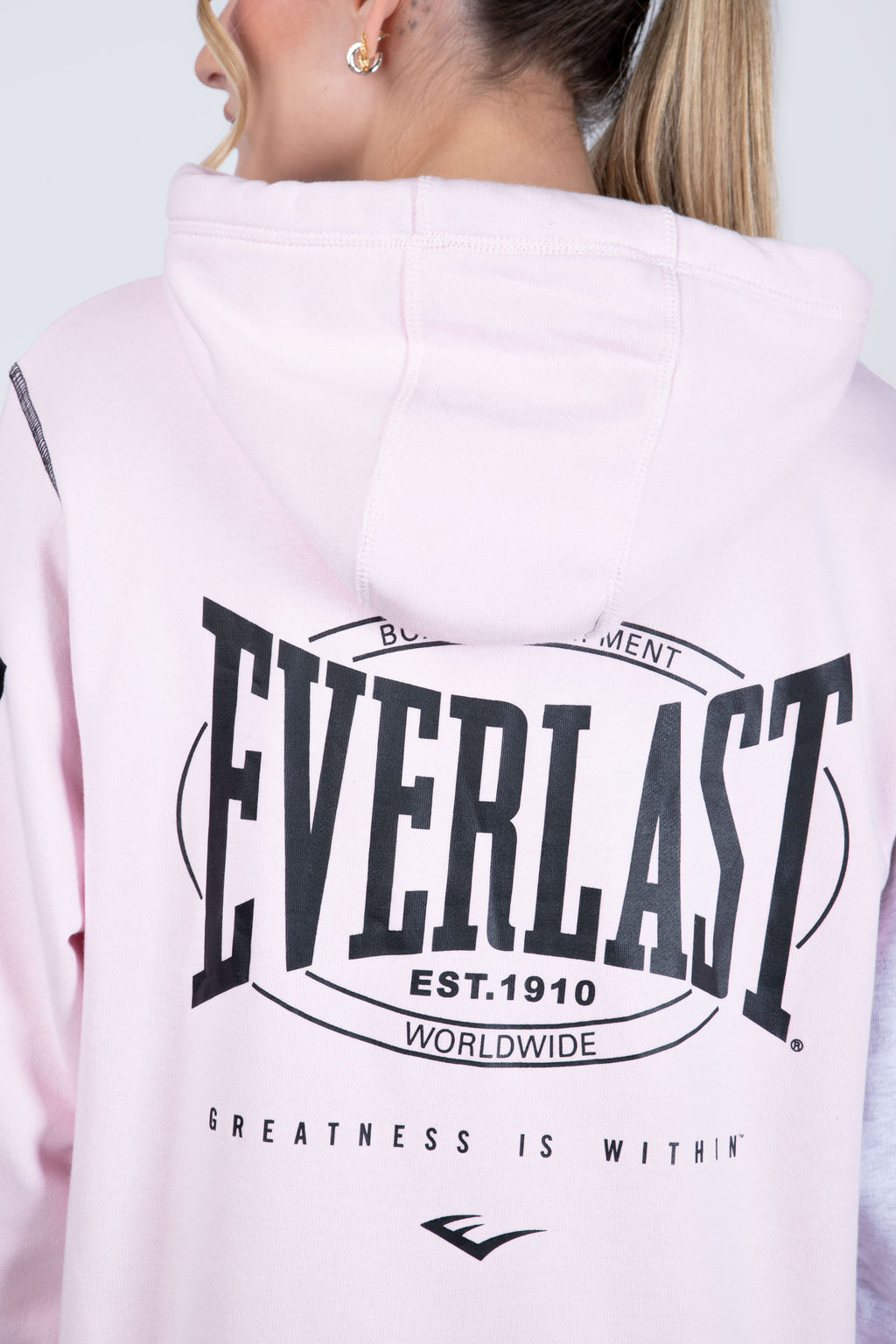 Poleron Hood Storm Rosado Everlast