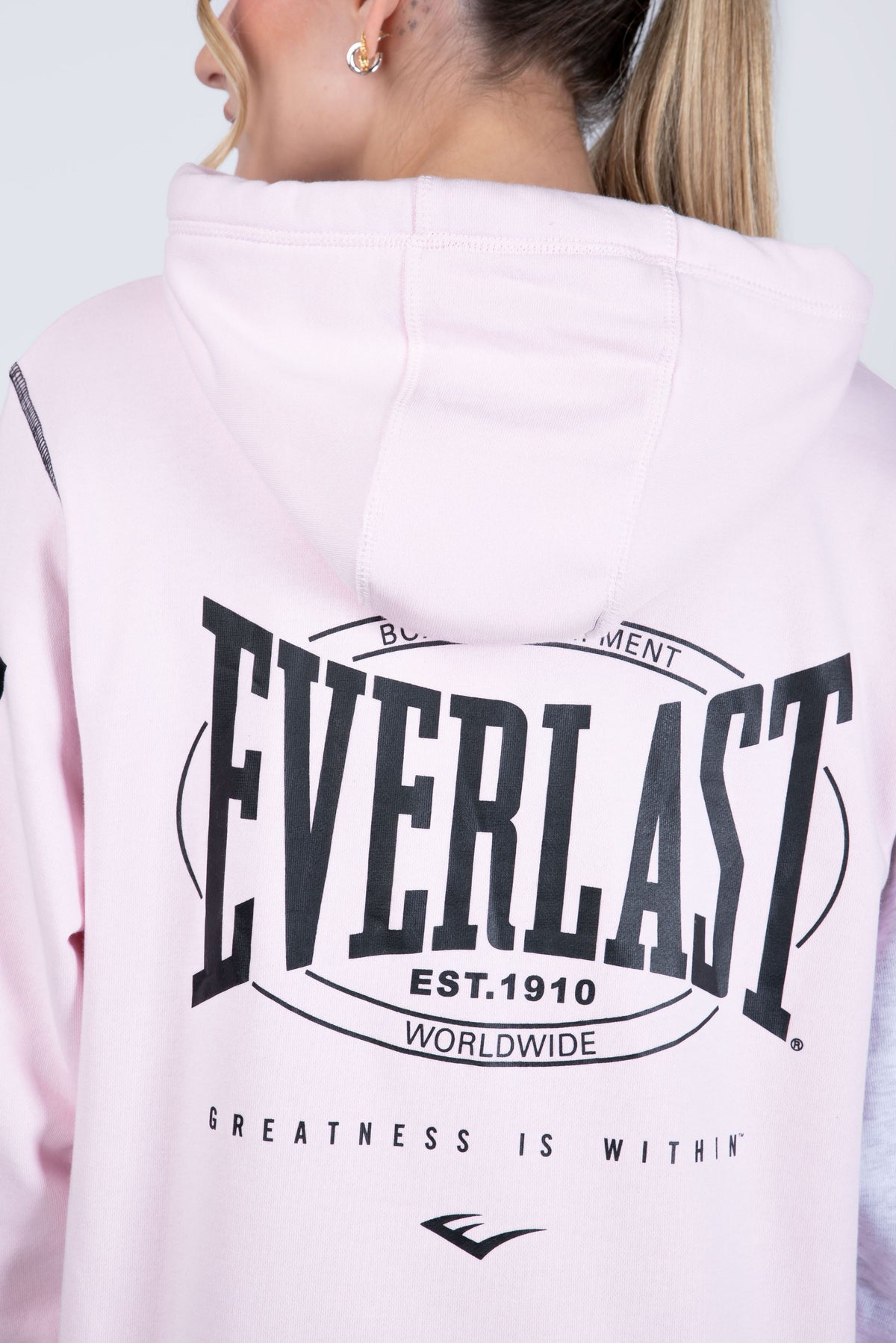 Poleron Hood Storm Rosado Everlast