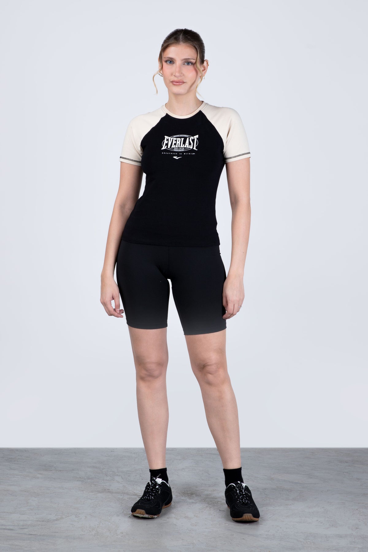 Polera Manga Corta Storm Negro Everlast