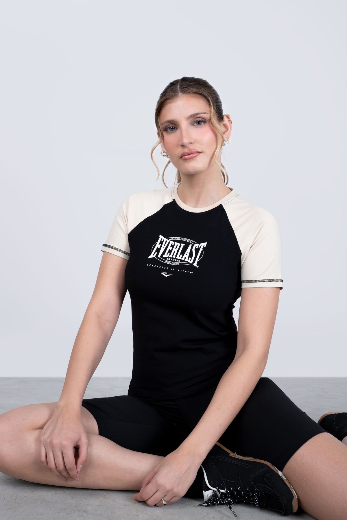 Polera Manga Corta Storm Negro Everlast