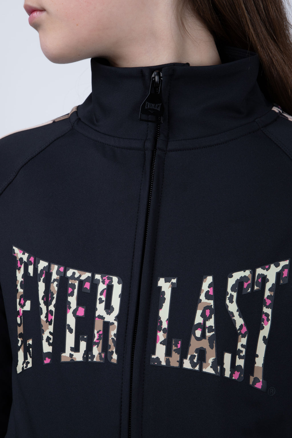 Chaqueta Print Niña Negro