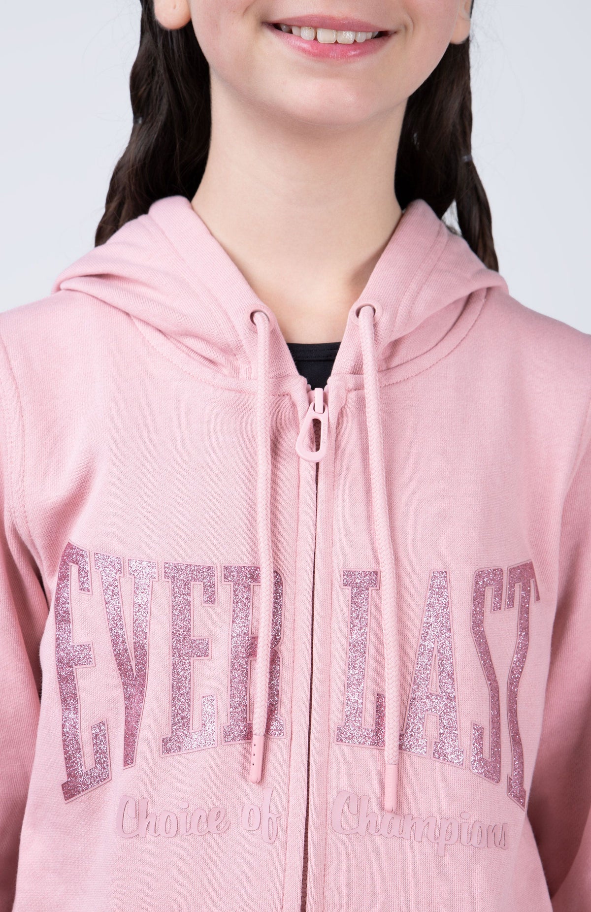 Chaqueta Hood Classic Niña Rosado